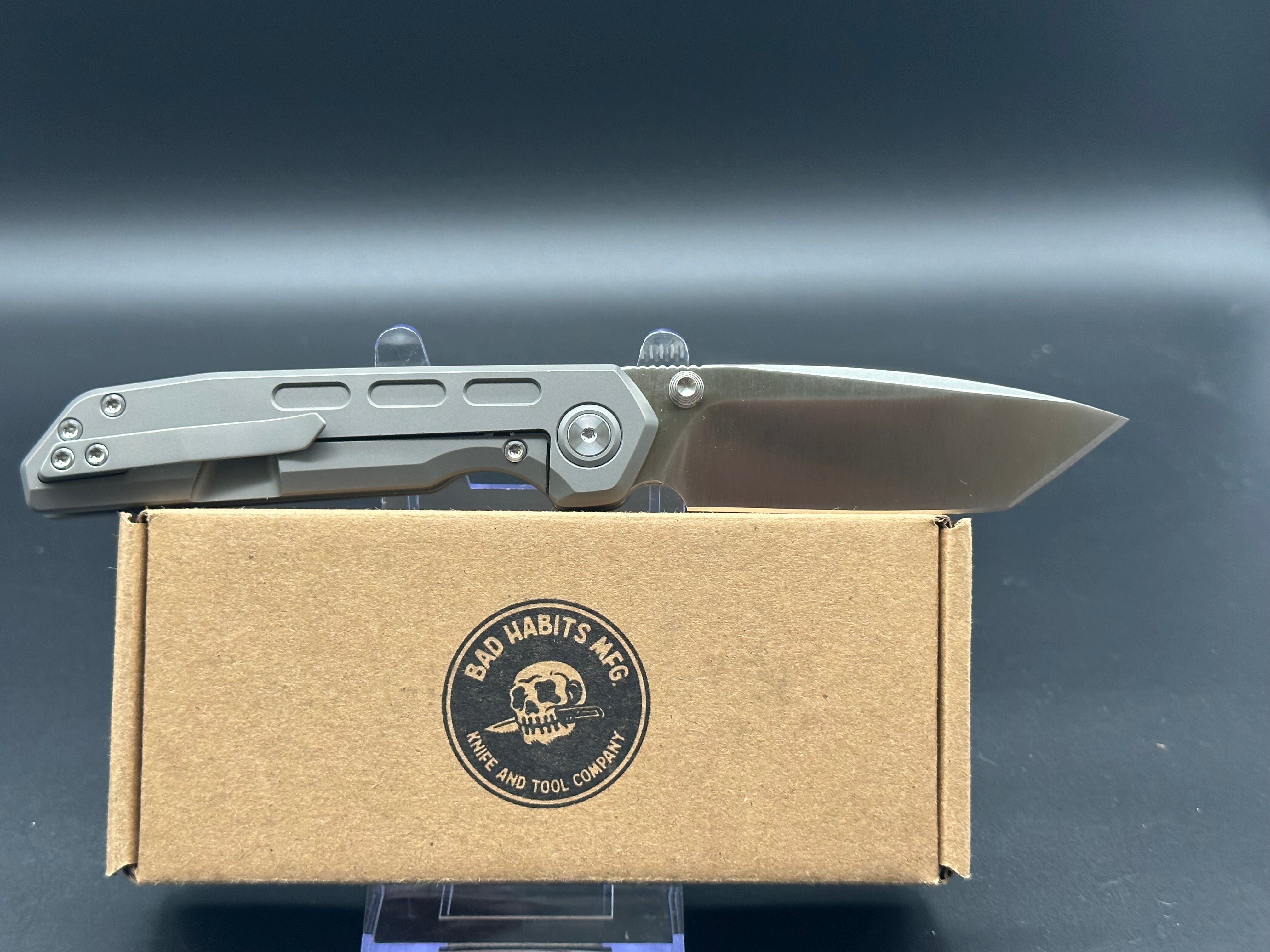 Bad Habits Mofo Tanto Knife - Premium Tactical Fixed Blade for Outdoor Survival, Camping & EDC | Perfect for Hunting, Bushcraft & Self Defense