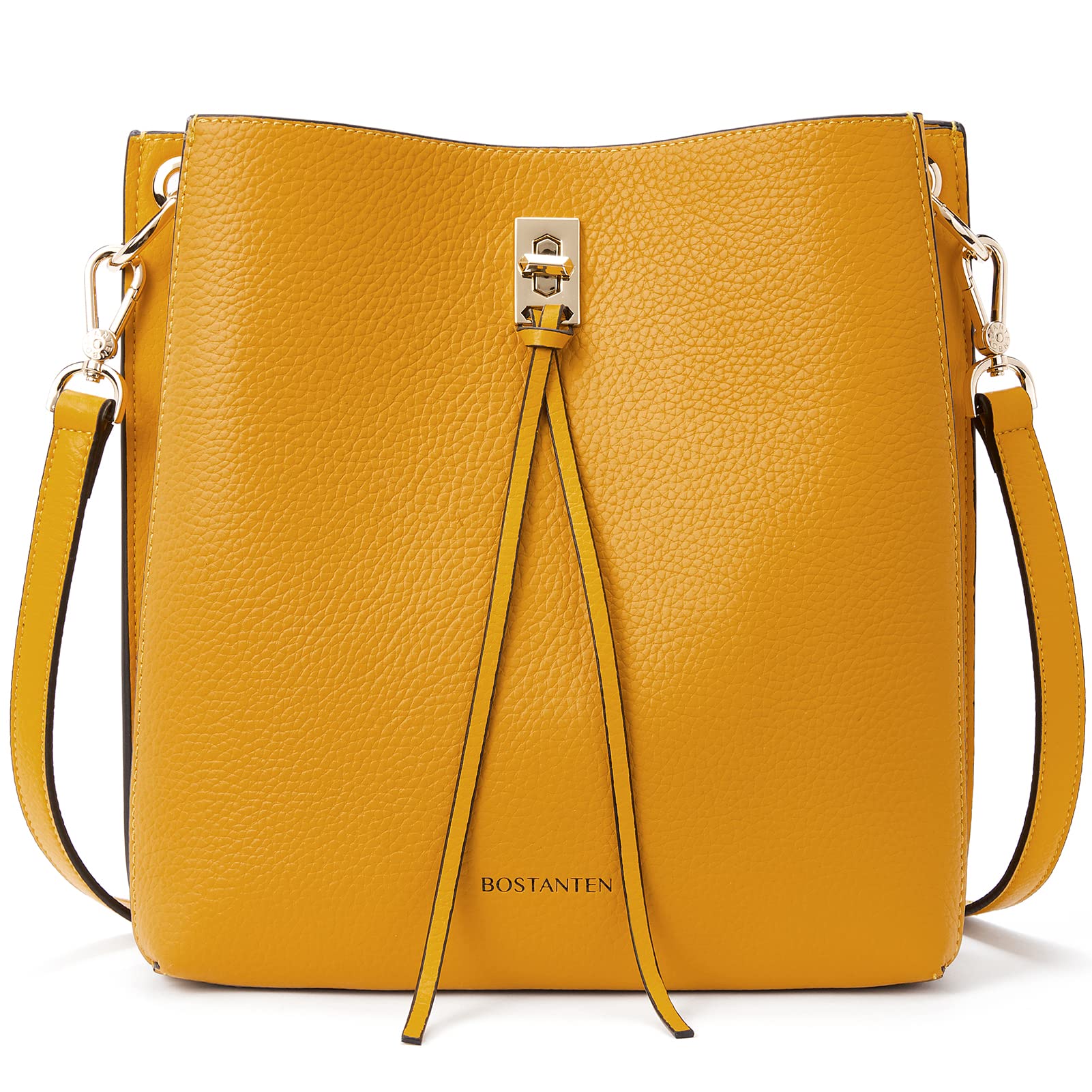 BOSTANTEN Women's Leather Handbags - Stylish Designer Tote, Crossbody & Shoulder Bags for Work, Travel & Everyday Use | Premium Hobo & Bucket Purses for Women
