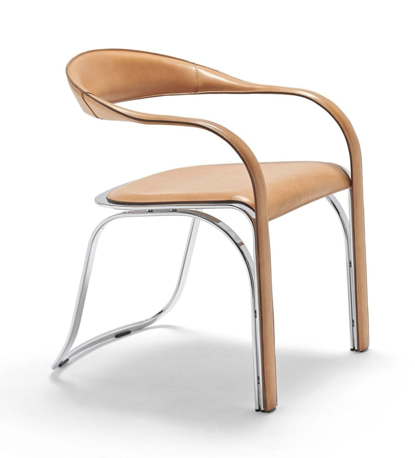 Fettuccini P Dining Armchair by Fasem - Modern Italian Design Wooden Chair for Kitchen, Dining Room & Office - Comfortable Seating Solution for Home & Restaurant