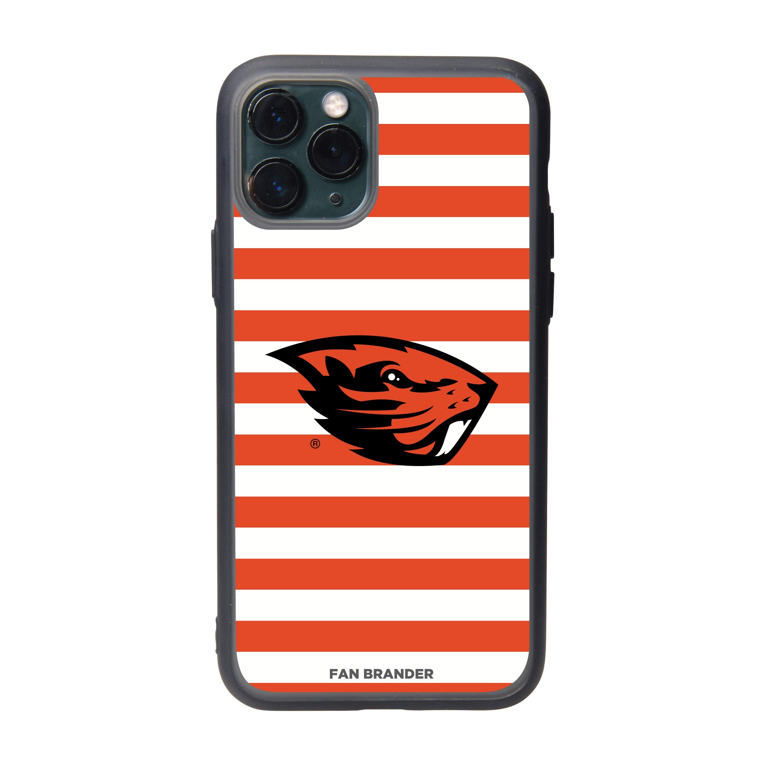 NCAA Licensed Phone Case with Stripes Design - Durable Fan Brander Protective Cover for iPhone & Samsung (Perfect for Game Day & School Spirit)