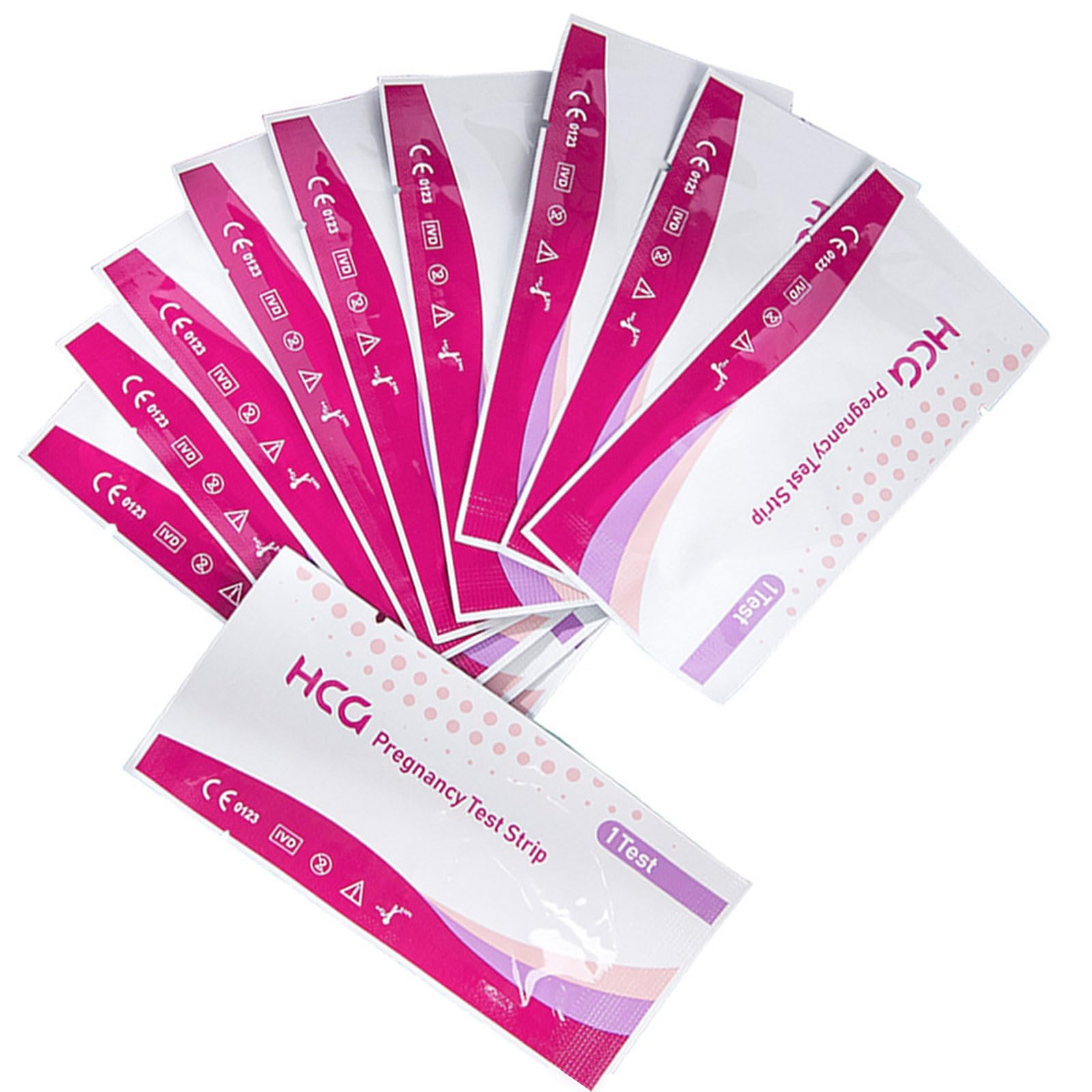 Early Detection Pregnancy Test Strips - 25 Individually Wrapped Home HCG Tests for Accurate Results | Perfect for Trying to Conceive, Fertility Tracking & Family Planning