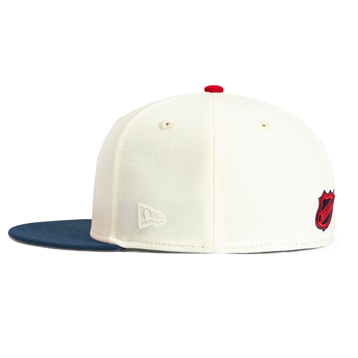 New Era 59Fifty New York Rangers Snapback Hat - White & Navy Blue Adjustable Baseball Cap for Men & Women - Perfect for Sports Games, Fan Gear & Streetwear Fashion