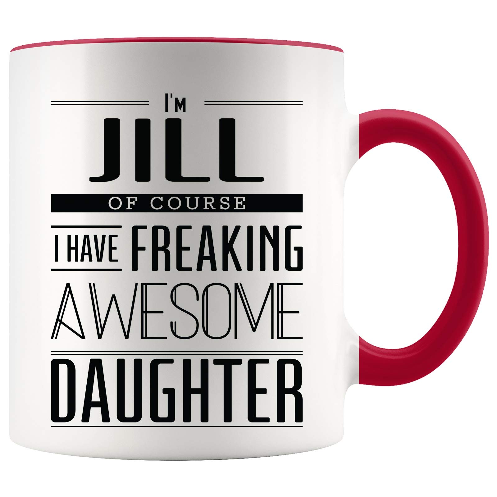 Unique Funny Coffee Mug for Mom - 11oz Best Mother's Day Gift from Daughter, Birthday Present, Freaking Awesome Mom Mug for Coffee Lovers, Perfect for Home, Office, or Special Occasions