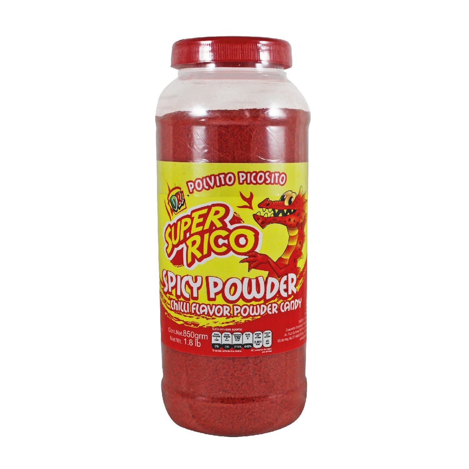 Spicy Candy Pop Super Rico Chili Snack | 850g Bottle | Perfect for Parties, Movie Nights & Gifts