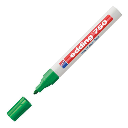 edding 750 Paint Marker Pen - Permanent, Waterproof & Quick-Drying for DIY Crafts, Signs & Industrial Labeling