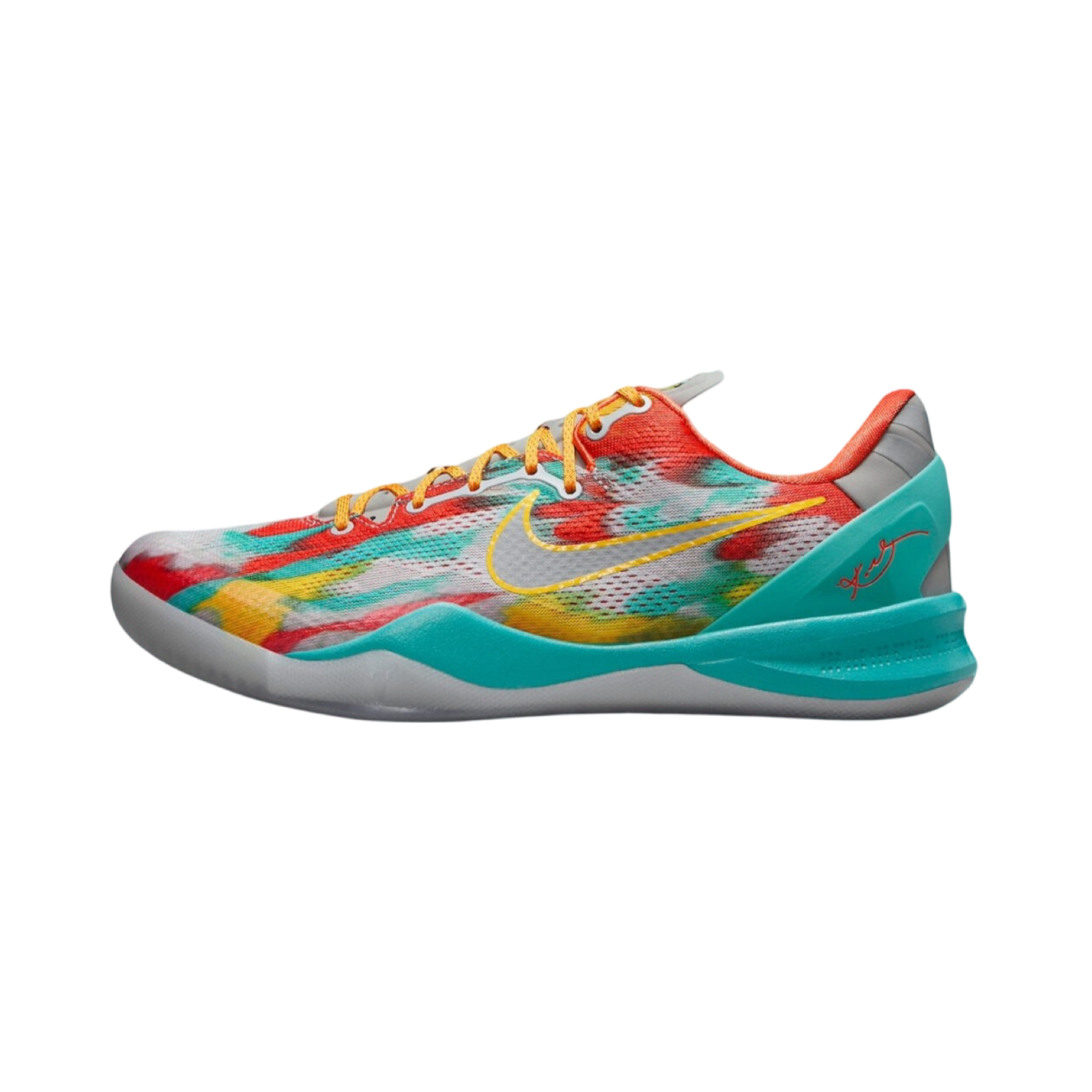 Kobe 8 Protro Venice Beach 2024 Basketball Shoes - Stadium Grey & Metallic Silver | Performance Sneakers for Men's Basketball & Streetwear Fashion