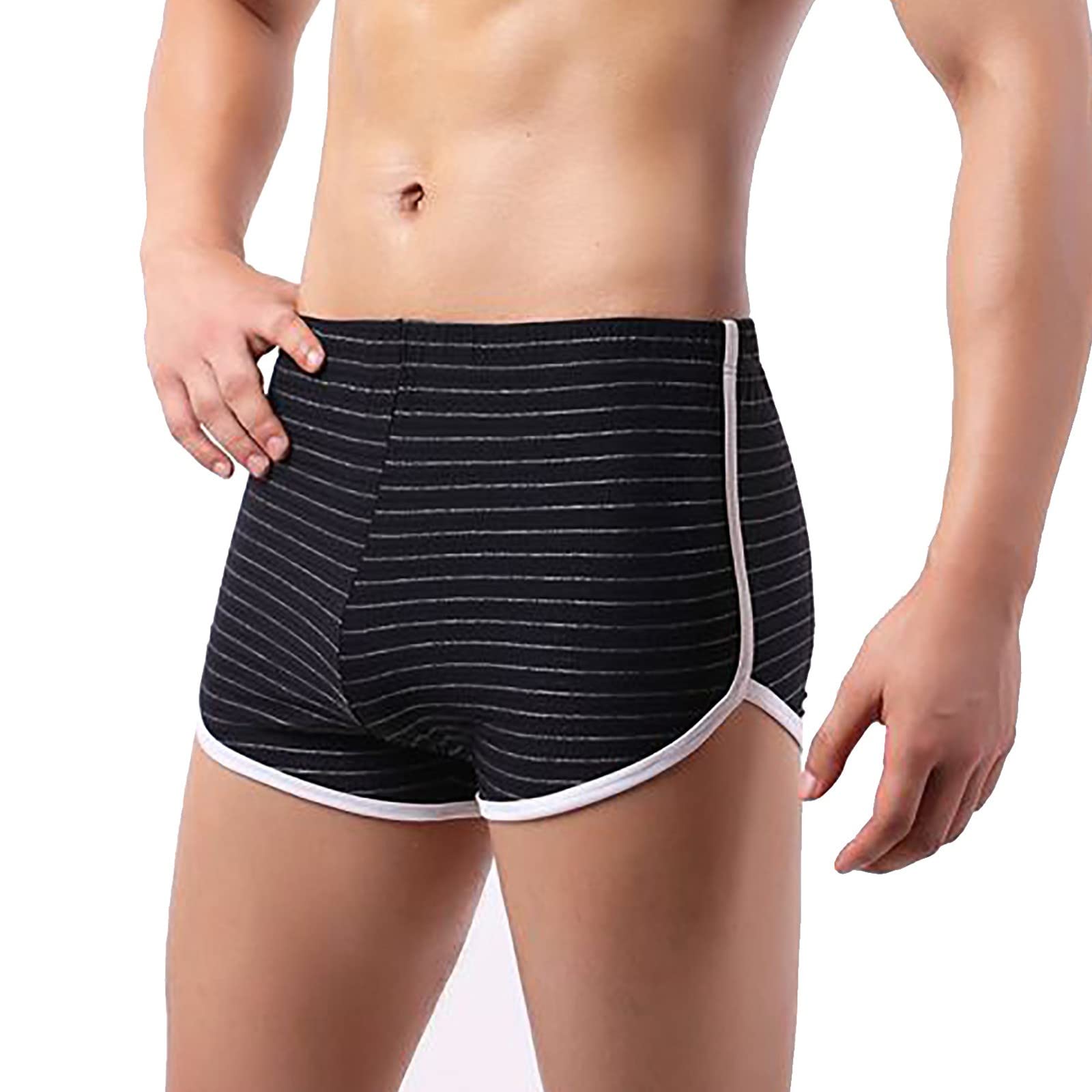 QIFLY Men's Boxer Shorts - Stretch Cotton Breathable Underwear with Pouch Support, Low Rise Loose Fit Trunks for Everyday Comfort | Perfect for Workout, Sleep & Daily Wear