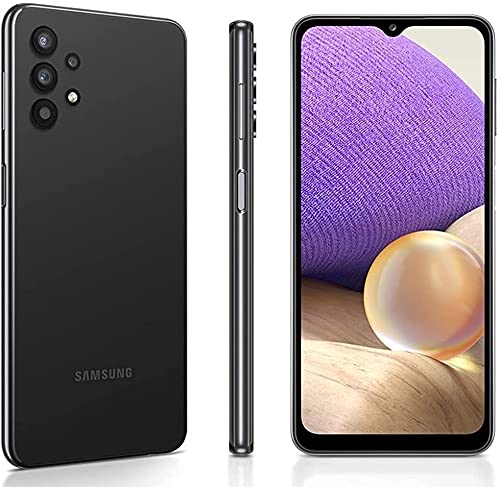 Samsung Galaxy A32 5G Smartphone - Boost Mobile Locked | 4GB RAM 64GB Storage | Black Android Phone | Affordable Renewed Device | Perfect for Streaming, Gaming & Daily Use