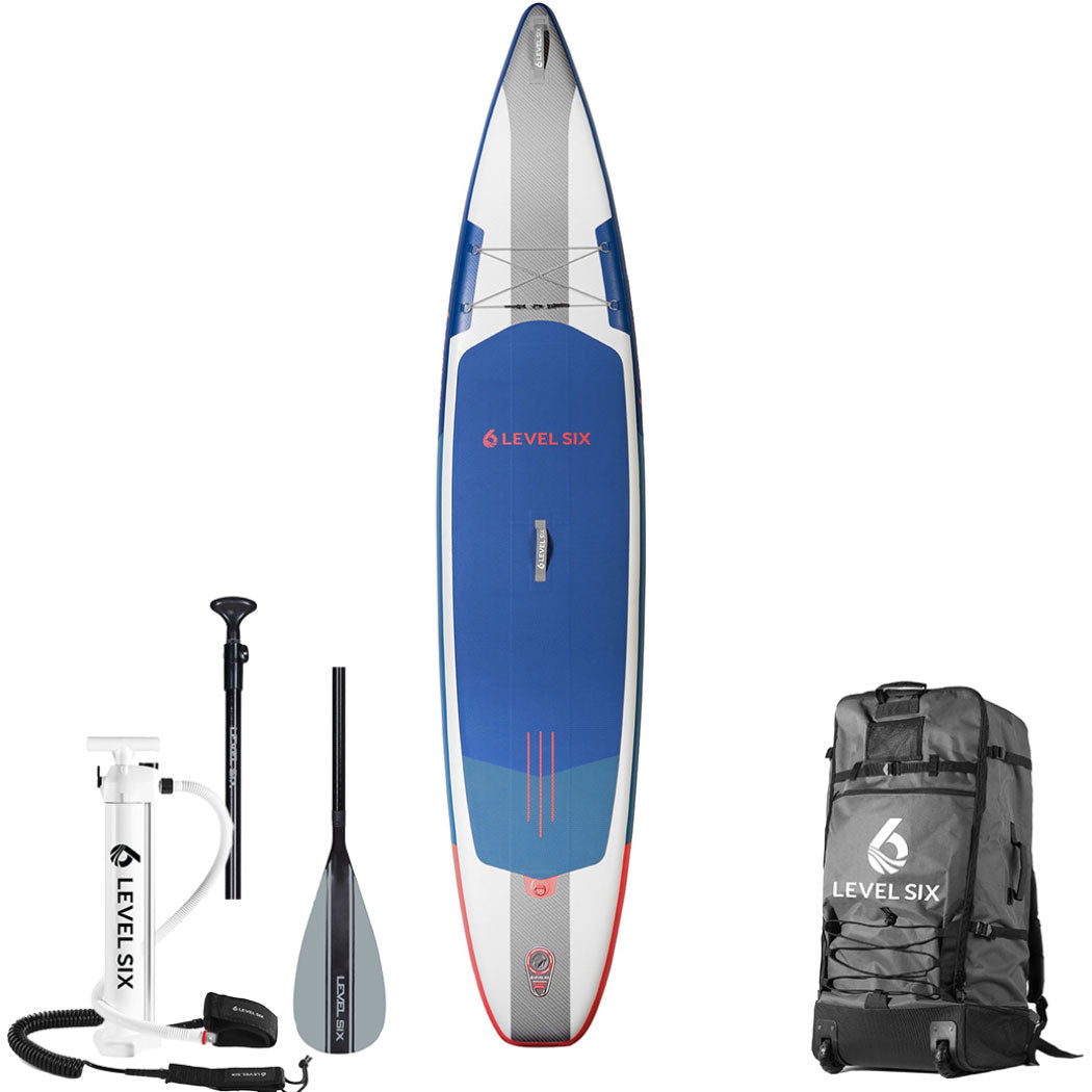 Level 6 Twelve Six Ultralight Inflatable Stand Up Paddle Board (SUP) Package - Premium Portable SUP for Lakes, Rivers & Ocean Paddling