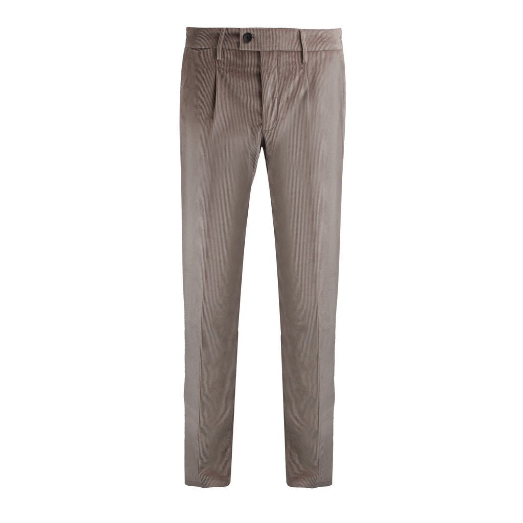 FRADI Soft Corduroy Stretch Trousers for Women - Comfortable High Waist Casual Pants - Perfect for Work, Travel & Everyday Wear