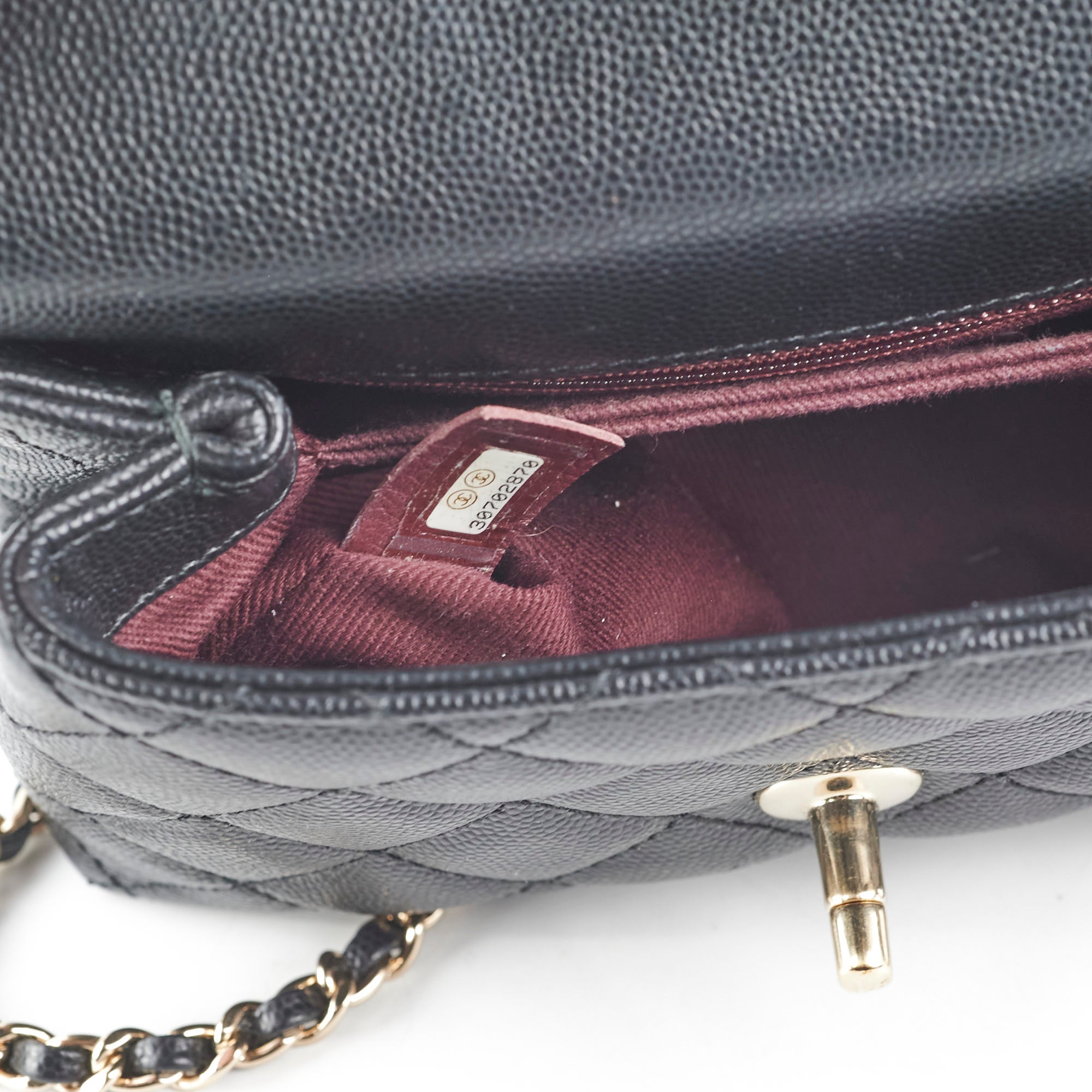 Chanel Coco Mini Handle Bag in Black Caviar Leather - Classic 30 Series Crossbody Purse for Women | Perfect for Date Night, Office & Evening Events