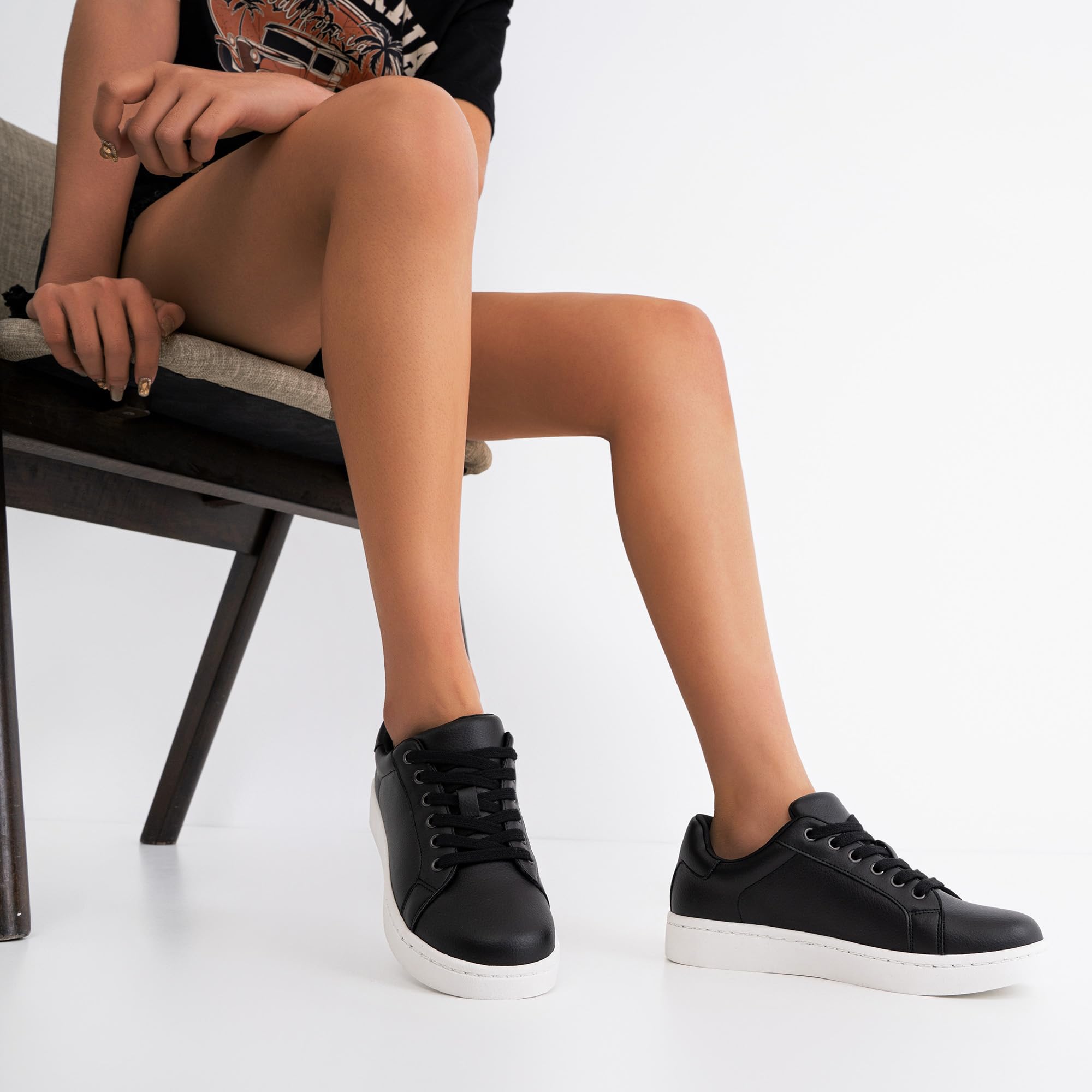 Vepose Women's Comfortable Walking Sneakers - Arch Support Low Top Tennis Shoes for Casual & Dressy Outfits | Perfect for Work, Travel & Everyday Wear