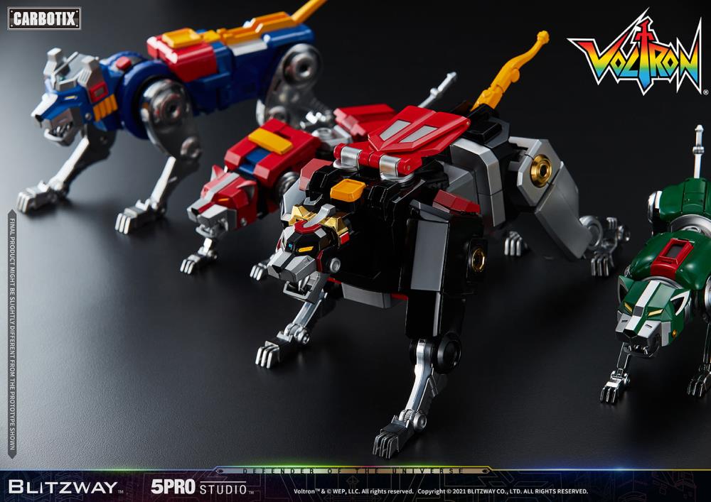 Blitzway Voltron: Defender of the Universe Carbotix Series Collectible Action Figure - Perfect for Display, Anime Fans & Sci-Fi Collectors
