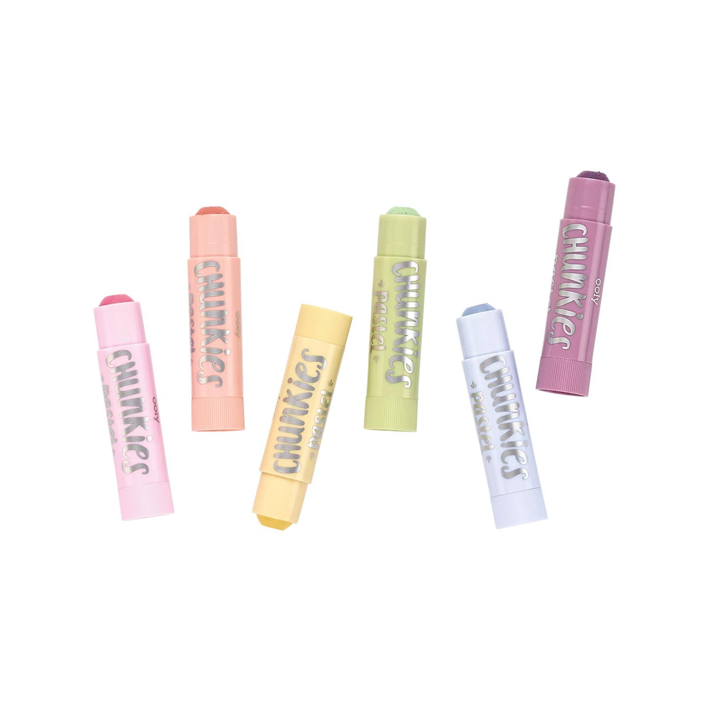 Chunkies Paint Sticks Pastel Pack - Set of 6 Non-Toxic Washable Art Supplies for Kids | Perfect for Classroom Projects, DIY Crafts & Home Art Activities