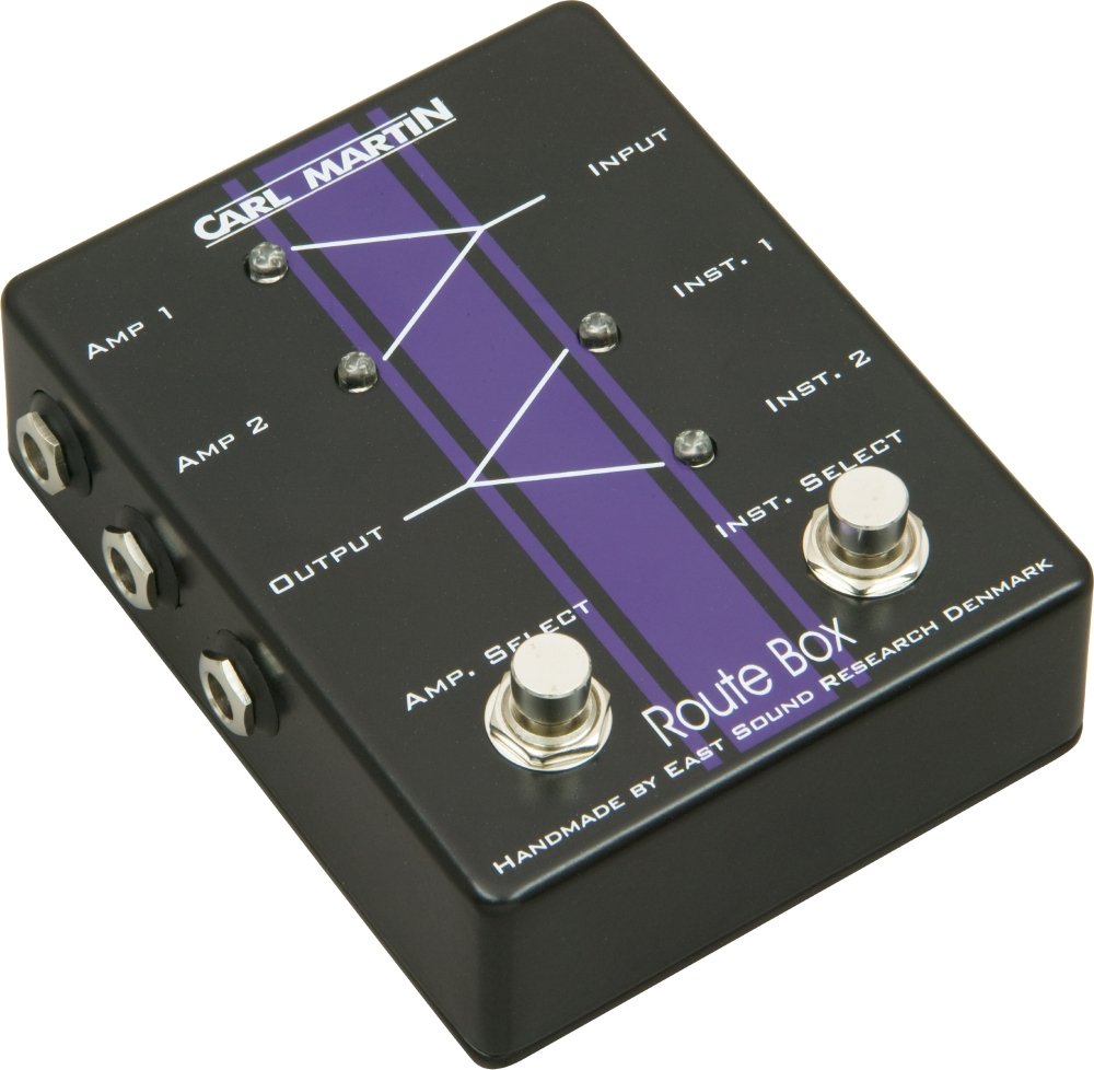Carl Martin Route Box Dual A/B Box - Premium Guitar Amp & Instrument Switcher for Seamless Sound Routing | Perfect for Live Performances & Studio Recording
