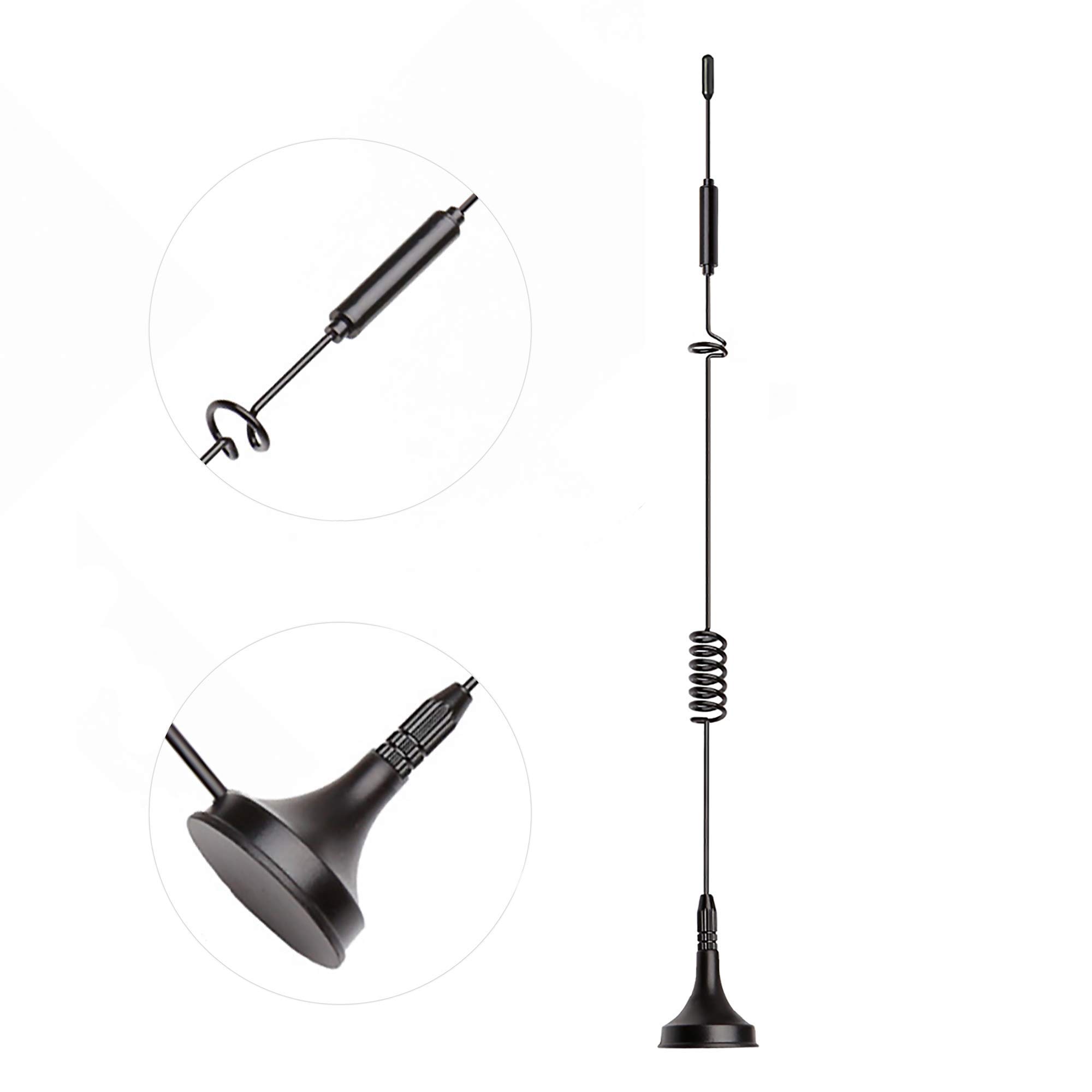Bingfu 4G LTE Antenna 8dBi with Magnetic Base - TS9 Connector for 4G LTE MiFi Hotspots, USB Modems & Mobile Routers - Compatible with Verizon, AT&T, T-Mobile, Sprint | Boost Signal for Home Office, RV Travel & Remote Work