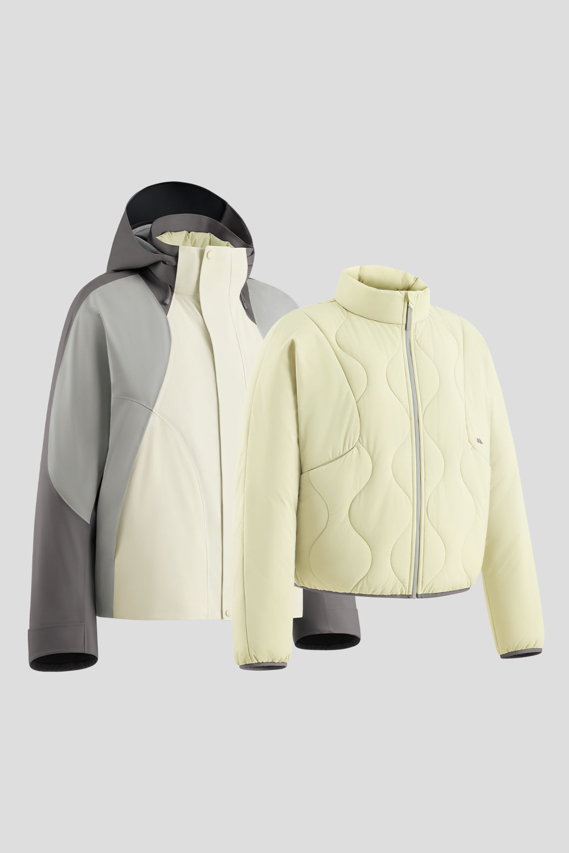 ModuWarm Women's Detachable Hood Jacket - Lightweight Waterproof Windbreaker for Outdoor Hiking, Camping & Travel