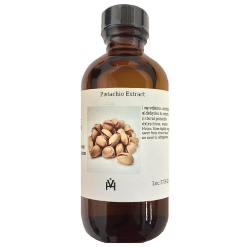 Natural Pistachio Flavor Extract for Baking - Sugar Free, Non-GMO, Kosher, Gluten Free, Vegan - 16 oz | Perfect for Cakes, Cookies, Ice Cream & Desserts