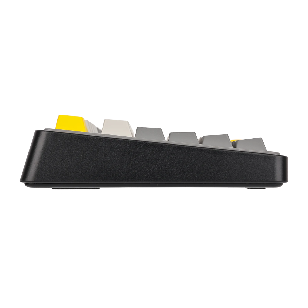 AJAZZ AK980 Mechanical Keyboard - RGB Backlit, Wired/Wireless, Maillard Switches, Black/Gray/Yellow - Perfect for Gaming, Typing & Office Work