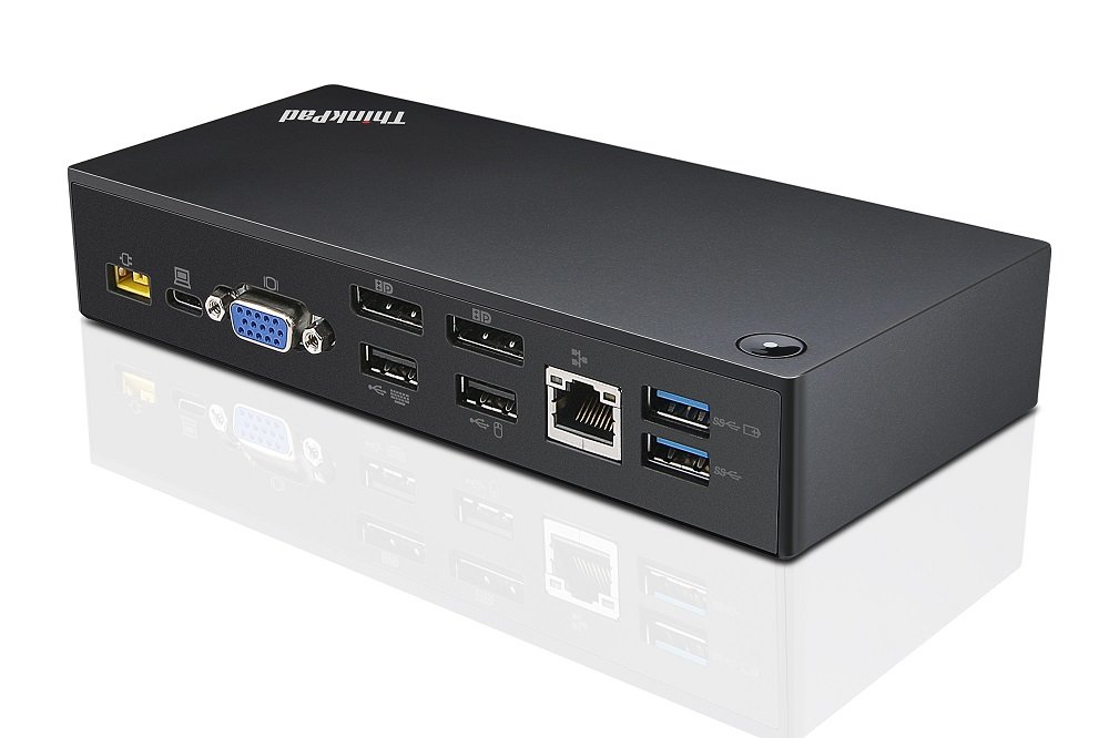 Lenovo 40A90090UK ThinkPad USB-C Docking Station - Universal Laptop Dock for UK/HK/SGP/SRI/MAS - Compatible with Multiple Laptops | Perfect for Home Office & Business Workspaces