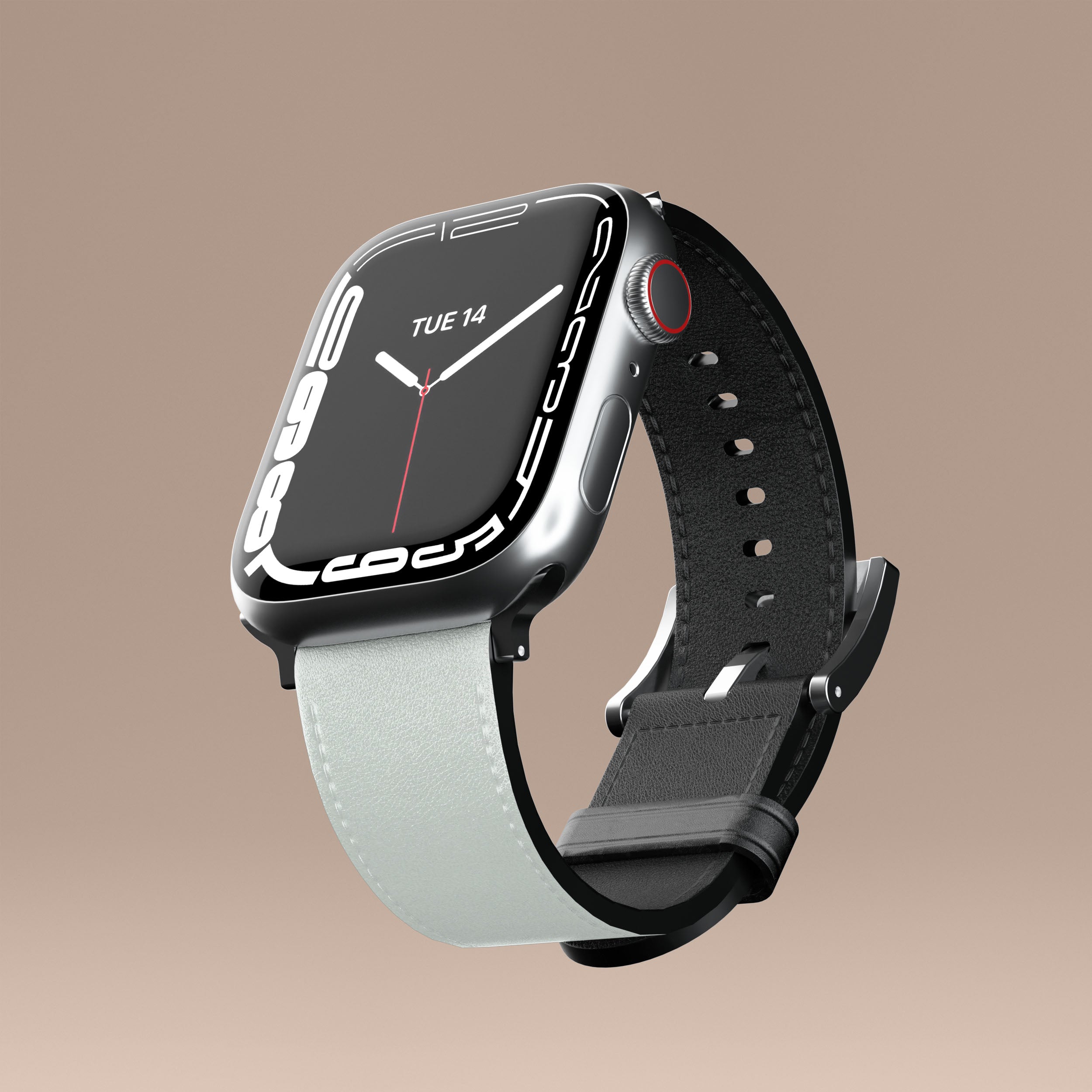 Premium Leather Apple Watch Band for Women & Men - Soft, Durable & Comfortable Strap for Apple Watch Series 9/8/7/6/5/SE - Perfect for Workouts, Office & Everyday Wear