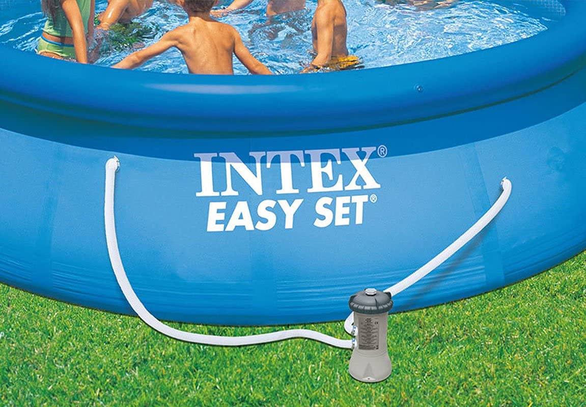 Intex 1.25 Inch Replacement Pool Pump Hose - 59In Long (4 Pack) - Durable Accessory for Above Ground Pools, Water Filtration & Maintenance