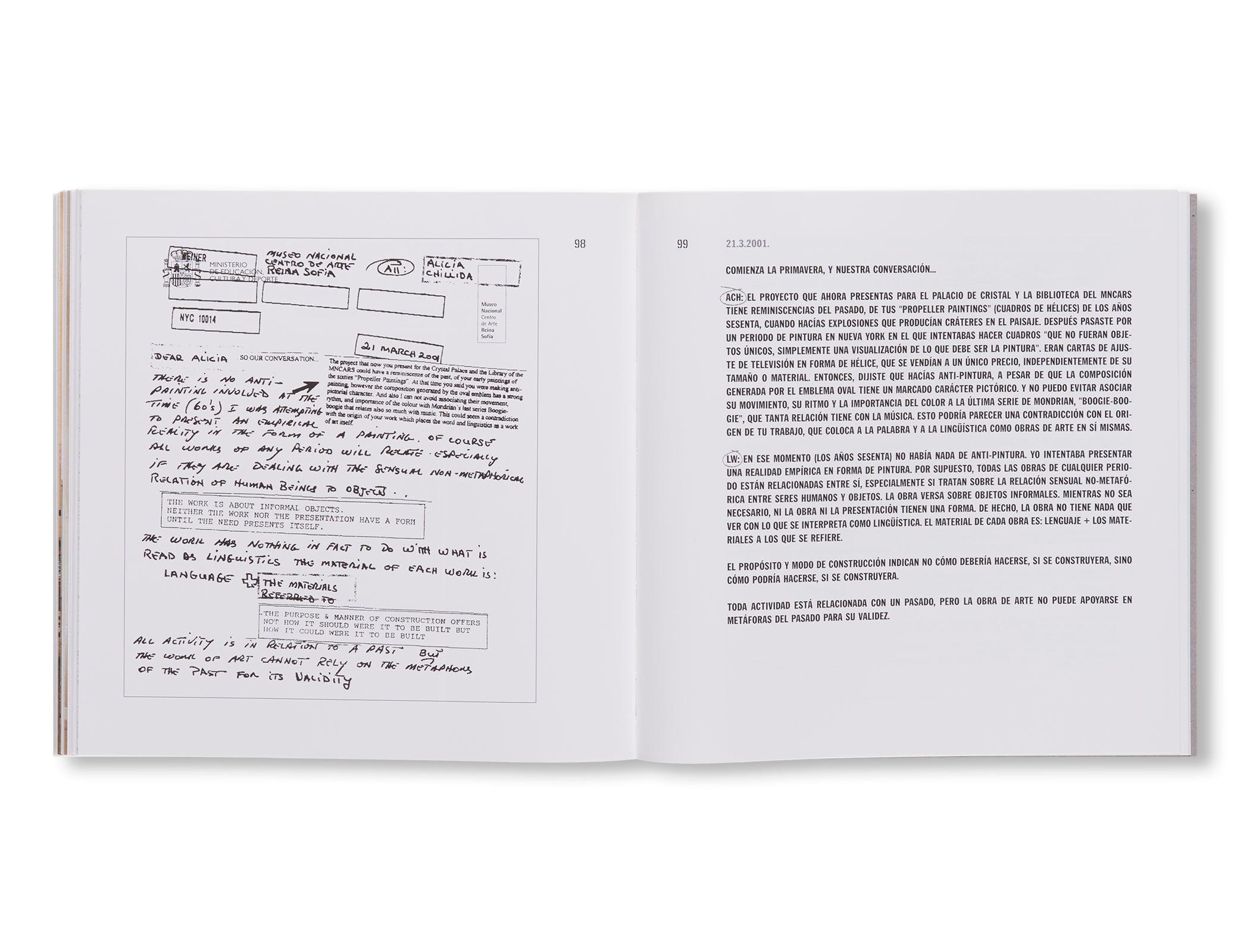 POR SÍ MISMO by Lawrence Weiner - Conceptual Art Book for Collectors & Art Enthusiasts | Perfect for Home Decor, Gallery Displays & Art Studies