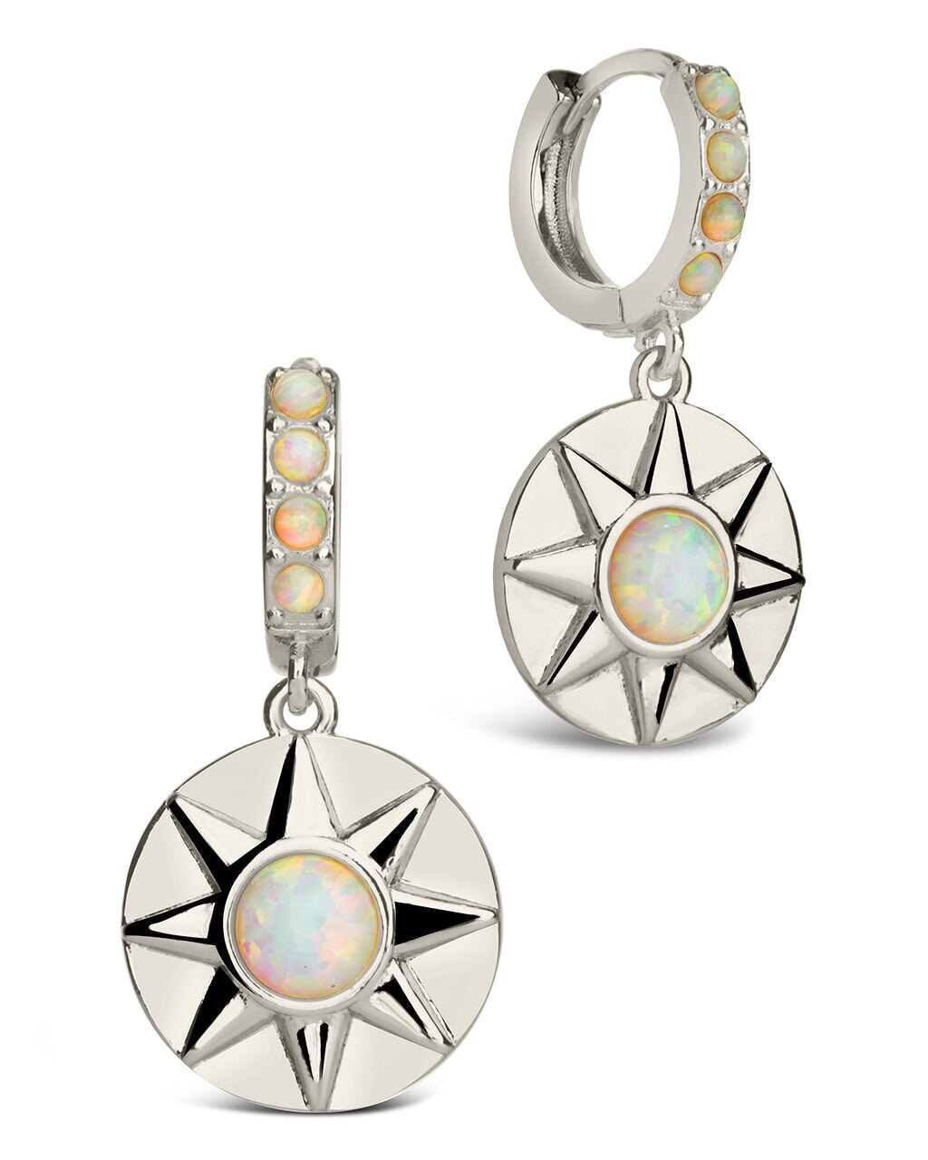 Sunni Opal Matching Set for Women - Elegant Jewelry Necklace & Earrings Set, Perfect for Weddings, Parties & Special Occasions