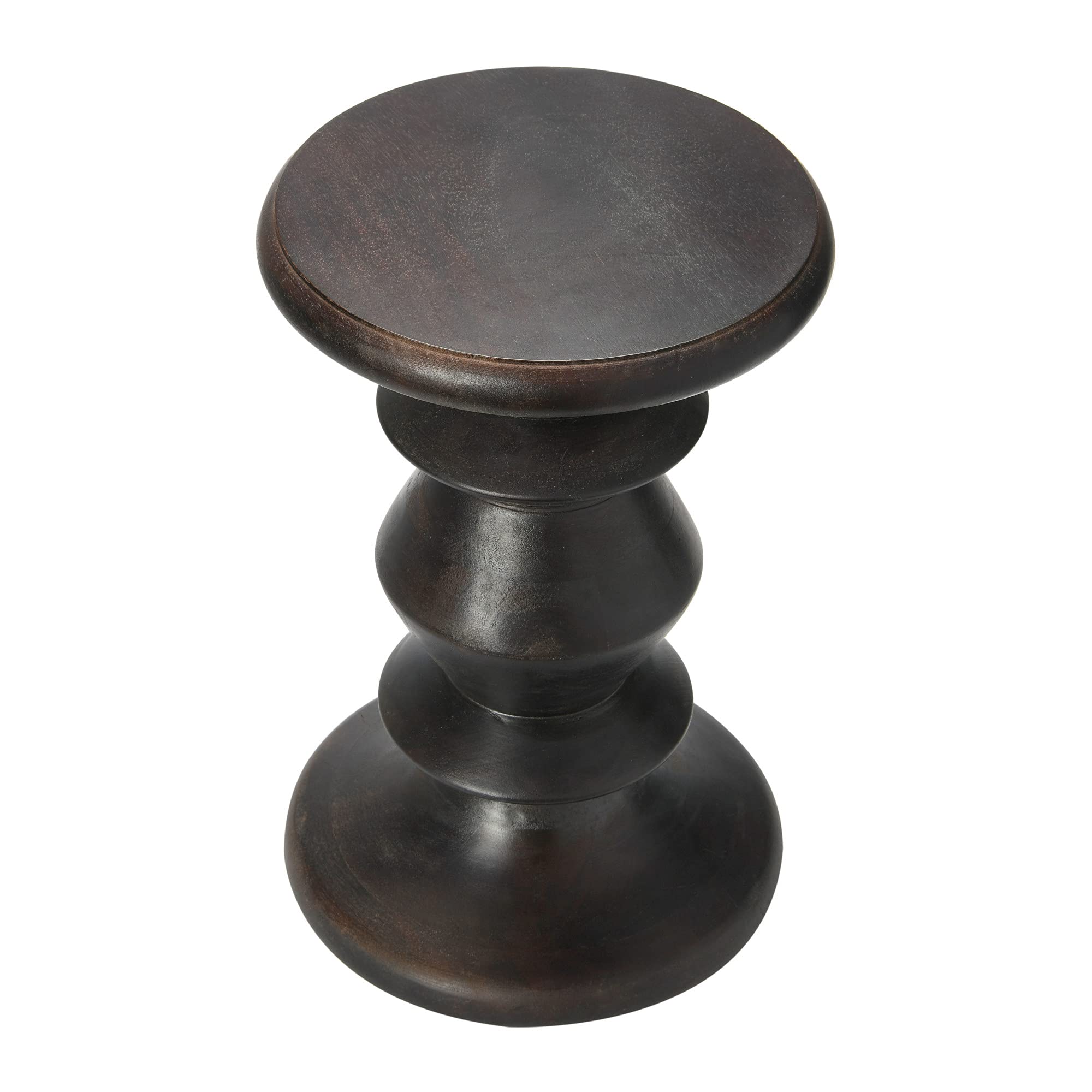 Creative Co-Op The Berns Mid-Century Modern Solid Mango Wood Table - Flat Top End Table, Stool or Nightstand - Perfect for Living Room, Bedroom & Office Decor