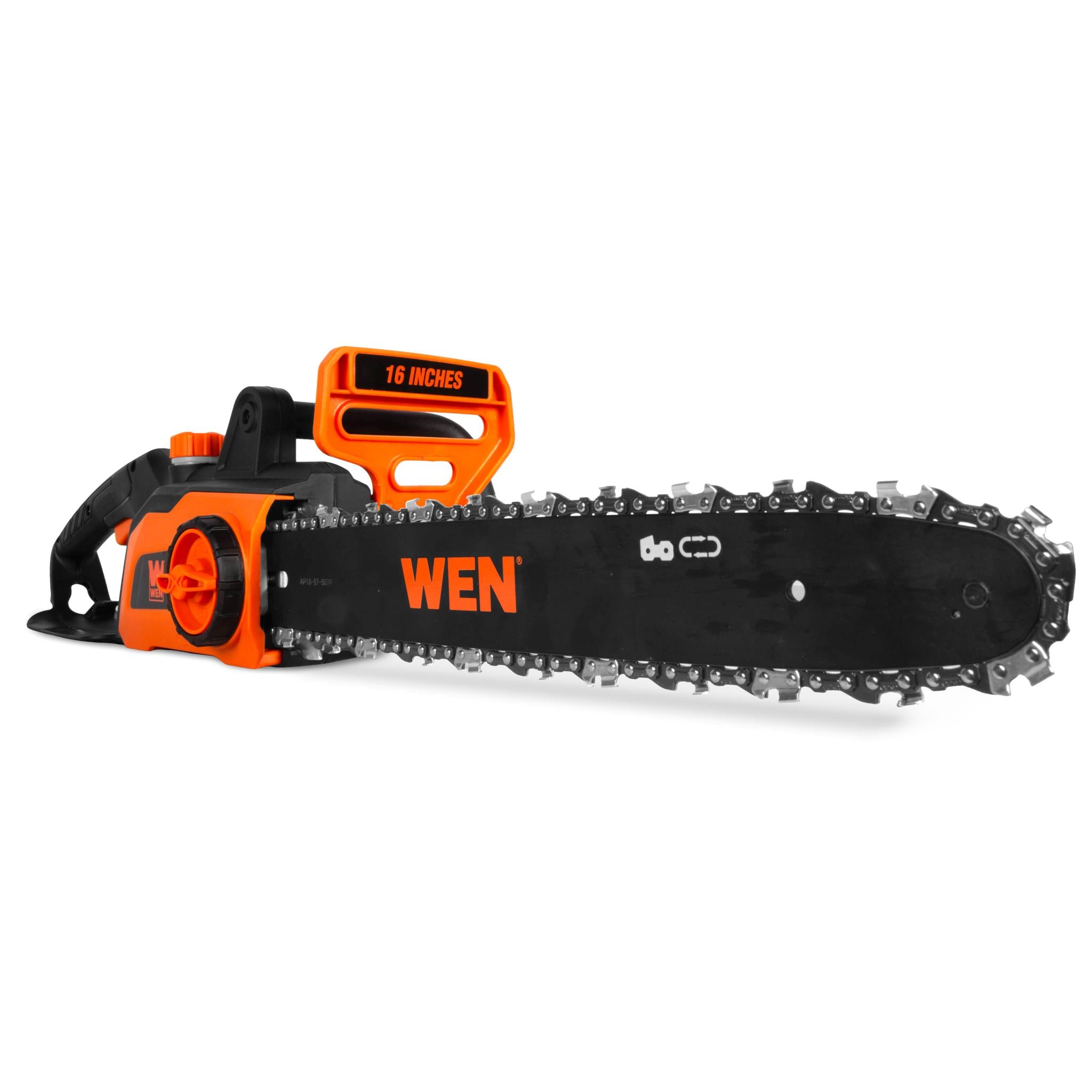 WEN CP1216 Electric Chainsaw - 12 Amp Corded 16-Inch Bar & Chain - Perfect for Tree Trimming, Firewood Cutting & DIY Projects