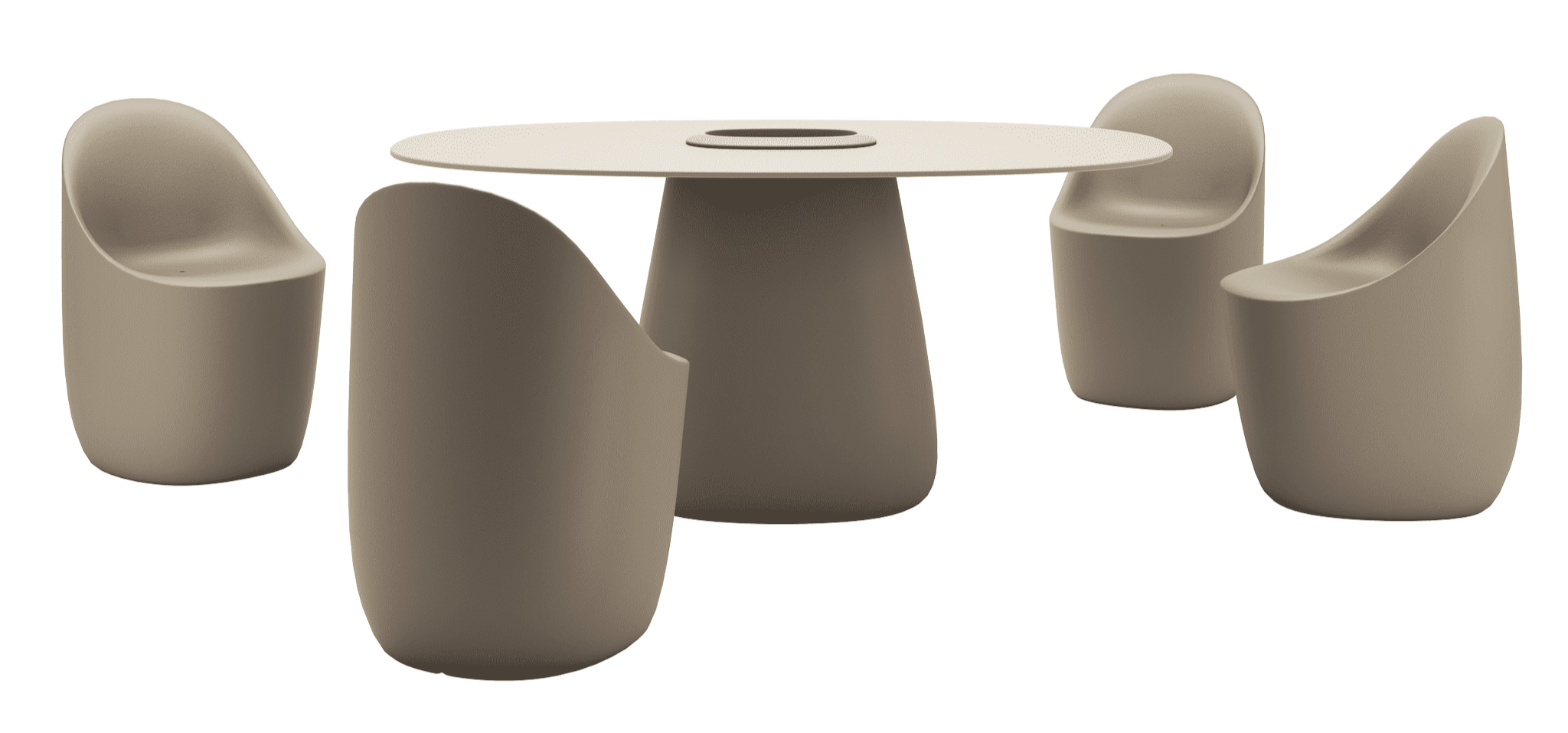 Stylish Qeeboo Cobble Chair - Modern Home & Office Seating for Living Room, Lounge, and Workspace