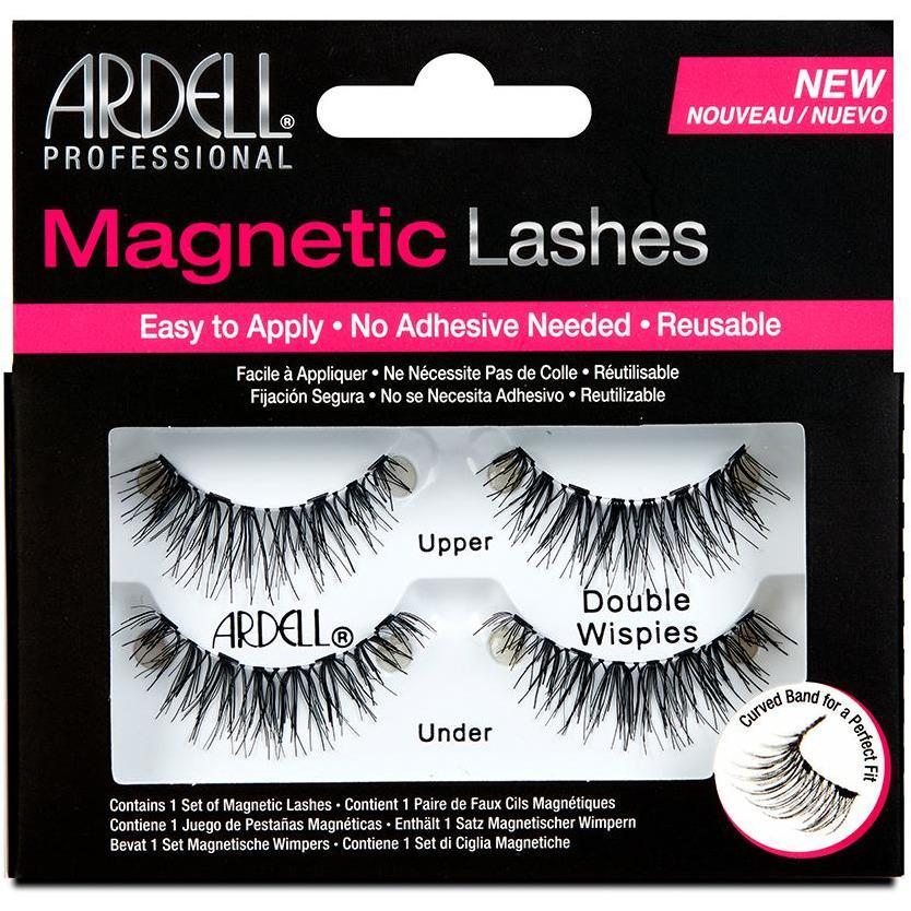 Ardell Magnetic Strip Lashes - Double Wispies False Eyelashes for Natural Look | Easy to Apply, Reusable | Perfect for Parties, Weddings & Daily Wear