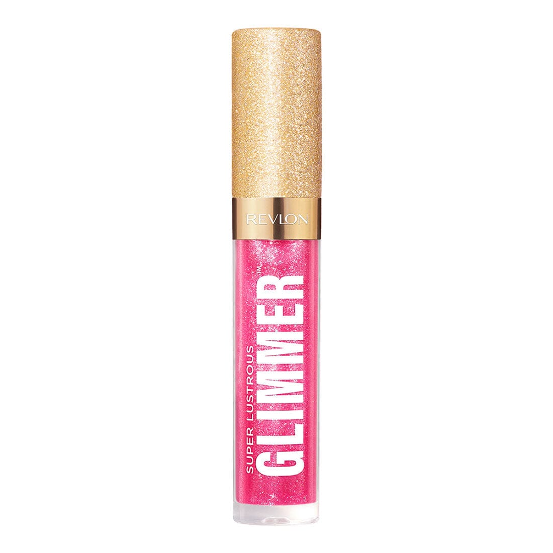 Revlon Super Lustrous Glimmer Gloss - Rose Glow Shade (3.8ml) | High-Shine Lip Gloss for Everyday Wear & Special Occasions