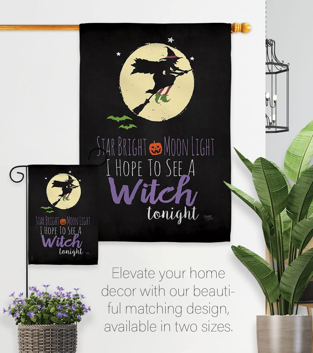 Halloween Decorative Flag 28x40in - Fall Star Bright Vertical House Flag for Outdoor & Indoor Decor