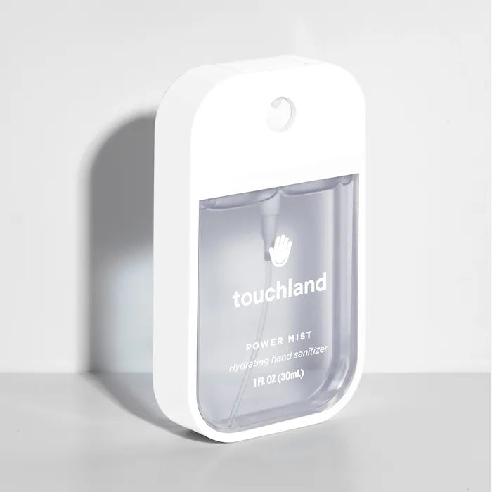 Power Mist Hand Sanitizer & Moisturizer by Touchland | Alcohol-Based Hydrating Hand Spray for On-the-Go Use | Travel, Office, Gym & Daily Hygiene Essential