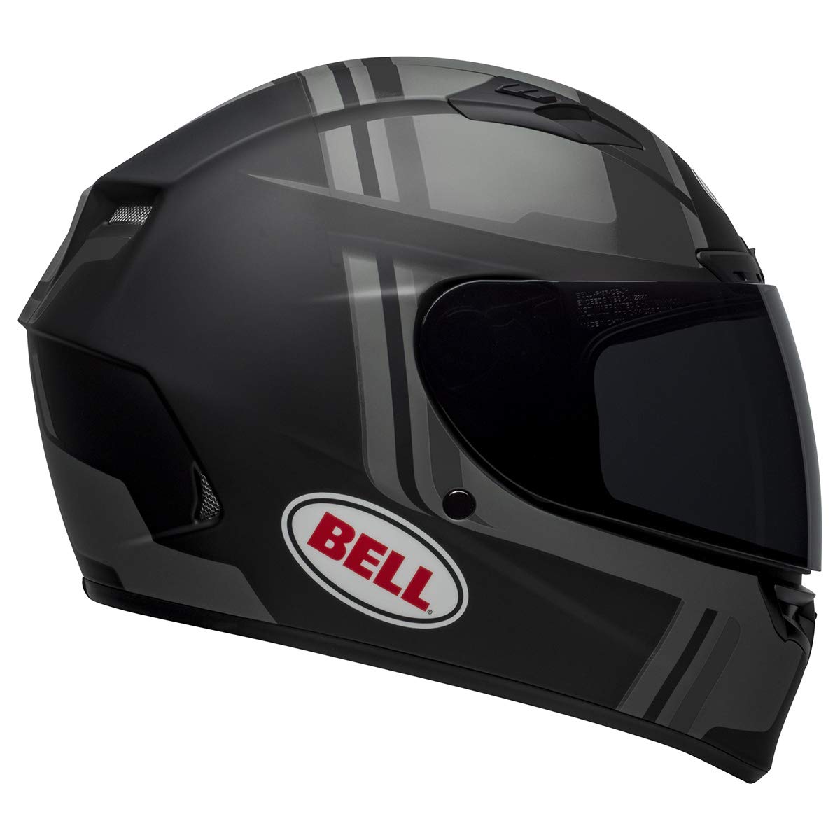 Bell Qualifier DLX MIPS Street Helmet - Torque Matte Black/Gray - Small - DOT Certified Motorcycle Helmet for Men & Women - Perfect for Urban Commuting & Highway Riding