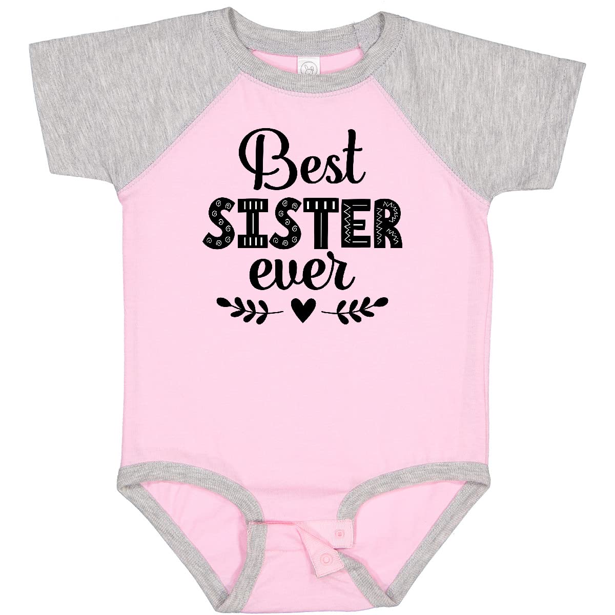 Best Sister Ever Baby Bodysuit - Cute Sibling Gift for Newborns & Infants - Perfect for Family Photos, Birthdays & Matching Outfits