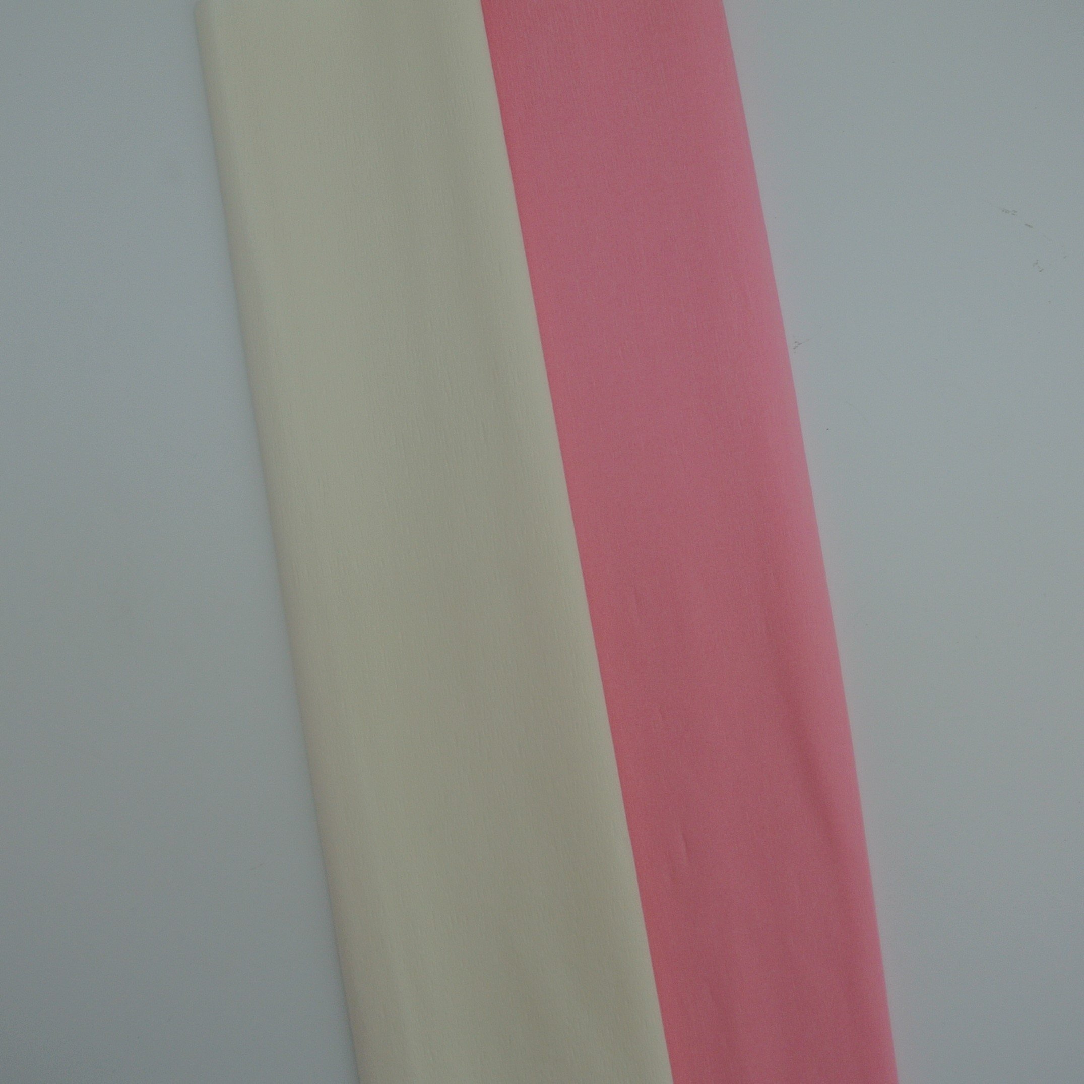 Pink and White Crepe Paper for DIY Art Projects, Tissue Paper Flowers, Party Decorations - Perfect for Wedding, Birthday, and Home Decoration