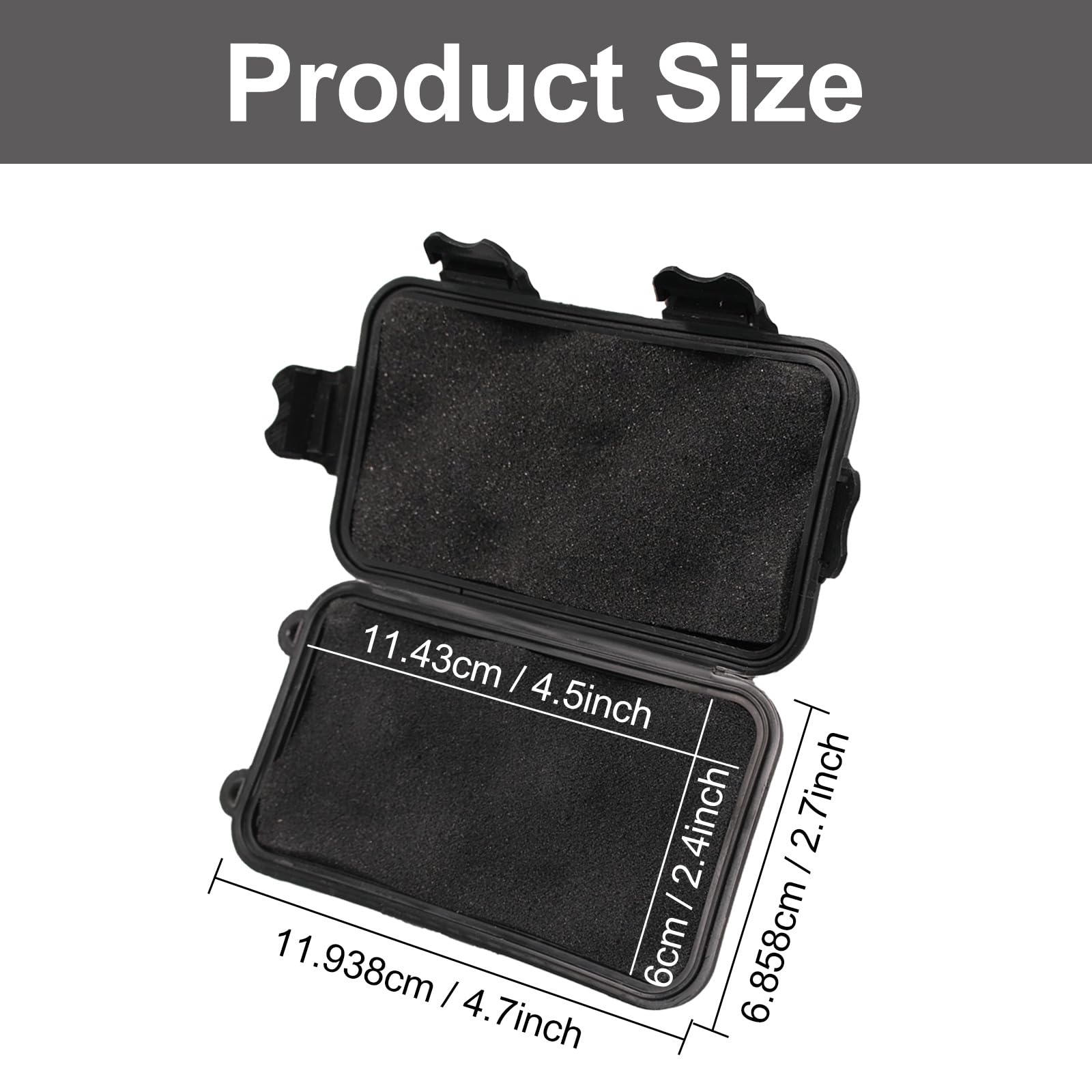 3 Pack Waterproof Magnetic Key Holder - Under Car Hidden Key Box for Indoor & Outdoor Use - Secure Key Storage for Home, Garage, Car, RV, and Travel