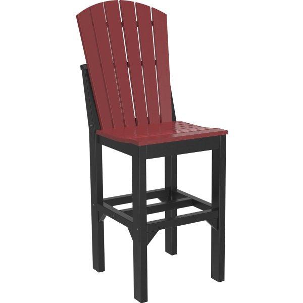 Adirondack Bar Height Side Chair - Sturdy Wooden Bar Stool for Kitchen Island, Pub & Outdoor Patio - Comfortable Counter Height Seating for Dining & Entertaining