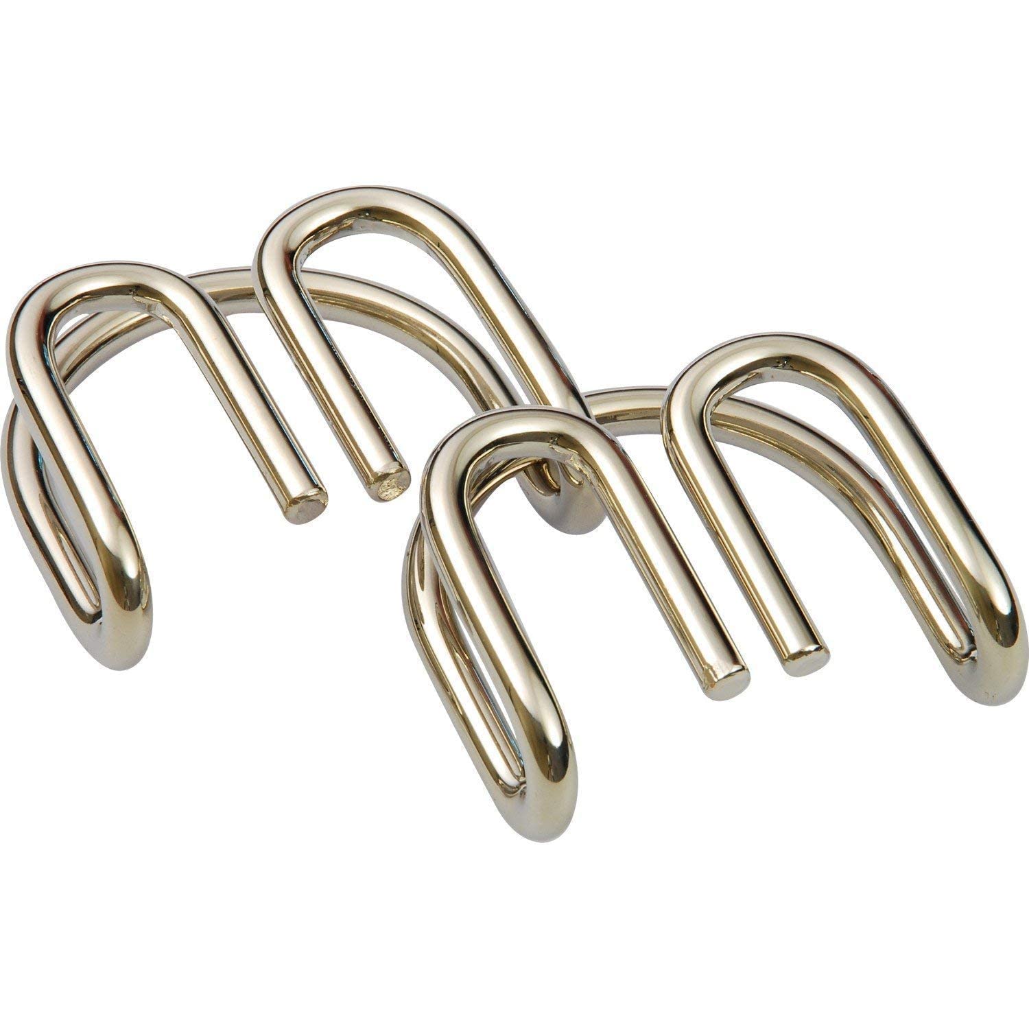 Brain Teasers Metal Wire Puzzle Toys - 16 Set IQ Brain Teaser Games for Adults & Kids (Yellow & Blue) | Perfect for Gifts, Party Favors, Classroom Prizes & Cognitive Training | Great for Travel, Office Breaks & Family Game Nights