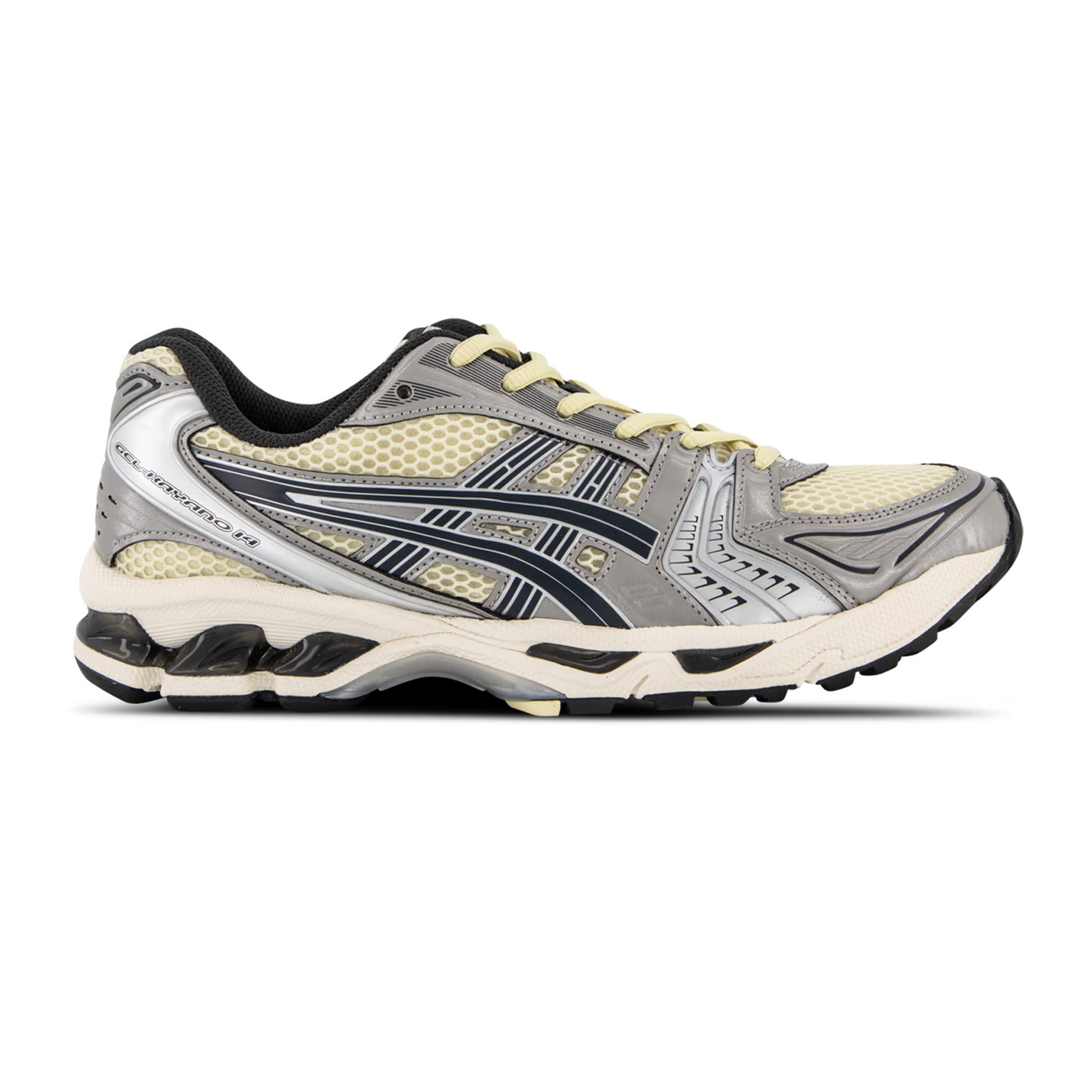 ASICS Gel Kayano 14 Running Shoes for Men & Women - Oyster White/Steeple Grey (2024) - Lightweight Cushioned Sneakers for Jogging, Gym Workouts & Daily Walking