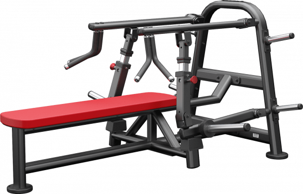 ATLANTIS Adjustable Lying Converging Bench Press for Home Gym - Perfect for Strength Training & Chest Workouts