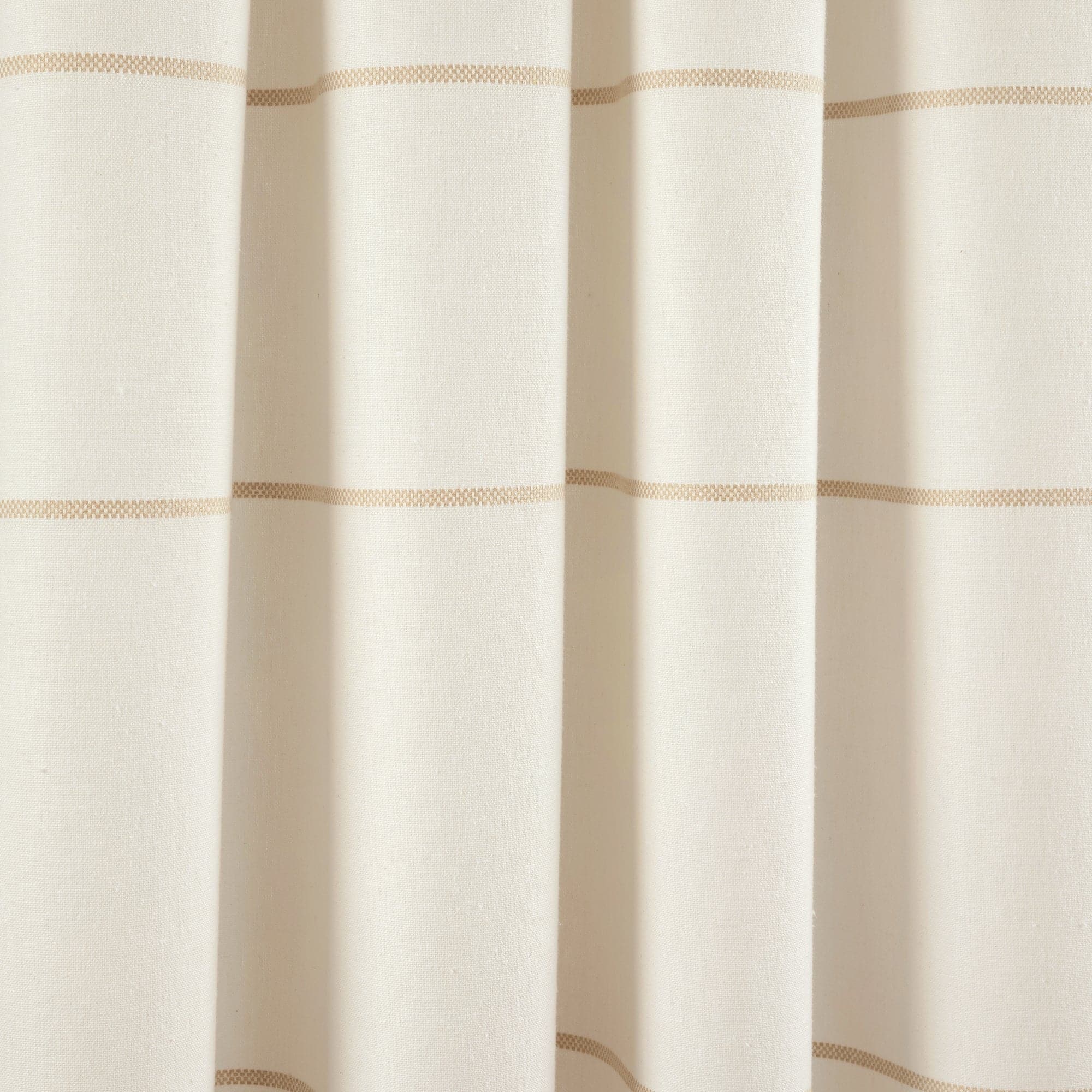 Farmhouse Boho Stripe Woven Tassel Window Curtains - Yarn Dyed Recycled Cotton Blend Panel Set (2 Pack) for Living Room, Bedroom & Dining Room Decor