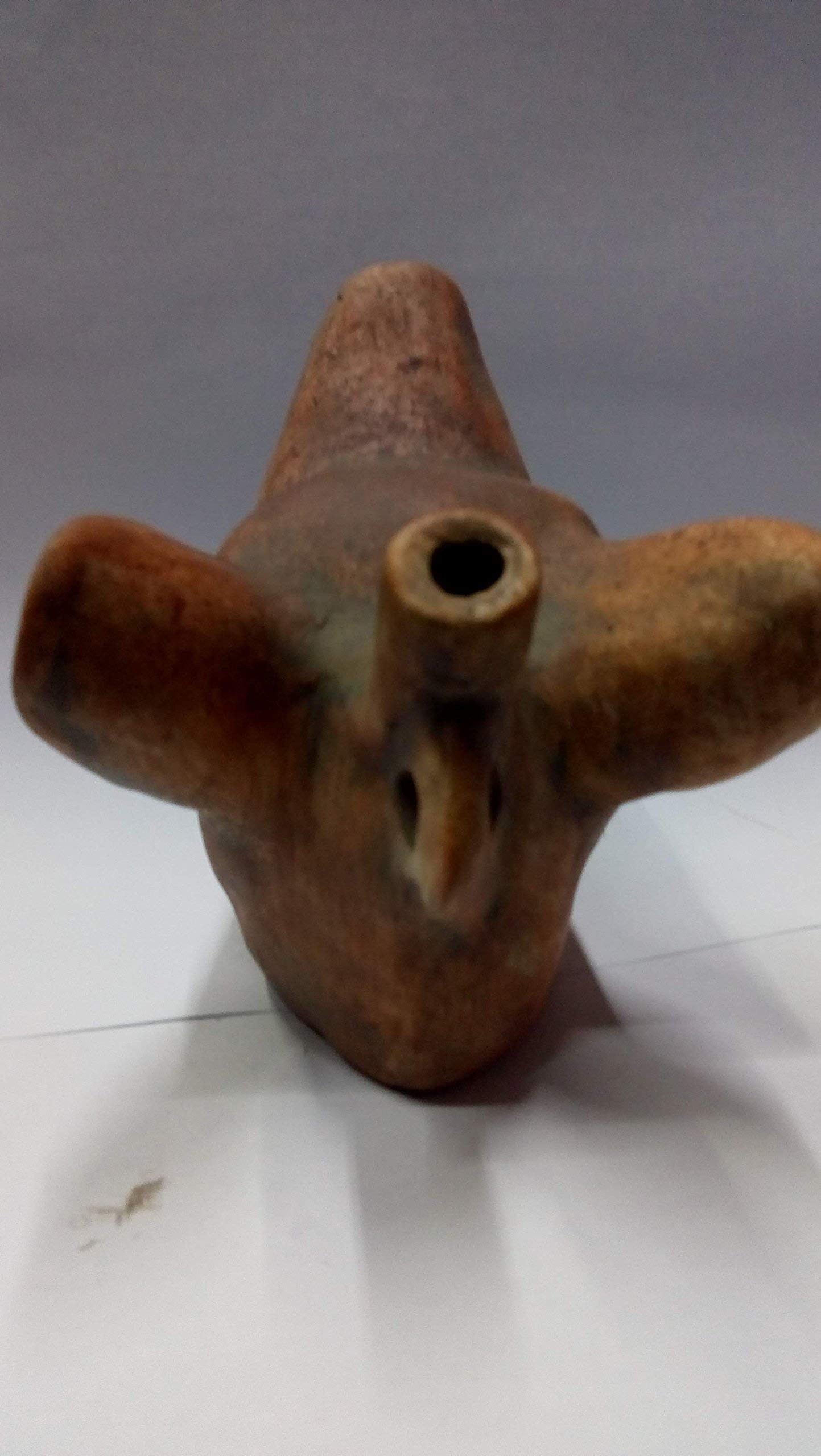 Handmade Xoloitzcuintle Dog Whistle - Mexican Aztec Artisan Craft Inspired by Mictlantecuhtli God of Death | Unique Halloween Decor & Cultural Home Accent