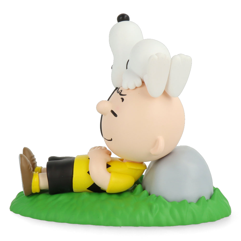 Peanuts Series 13 Napping Charlie Brown & Snoopy Collectible Figurine - UDF Vinyl Statue for Home Decor, Office Display, and Gift for Peanuts Fans