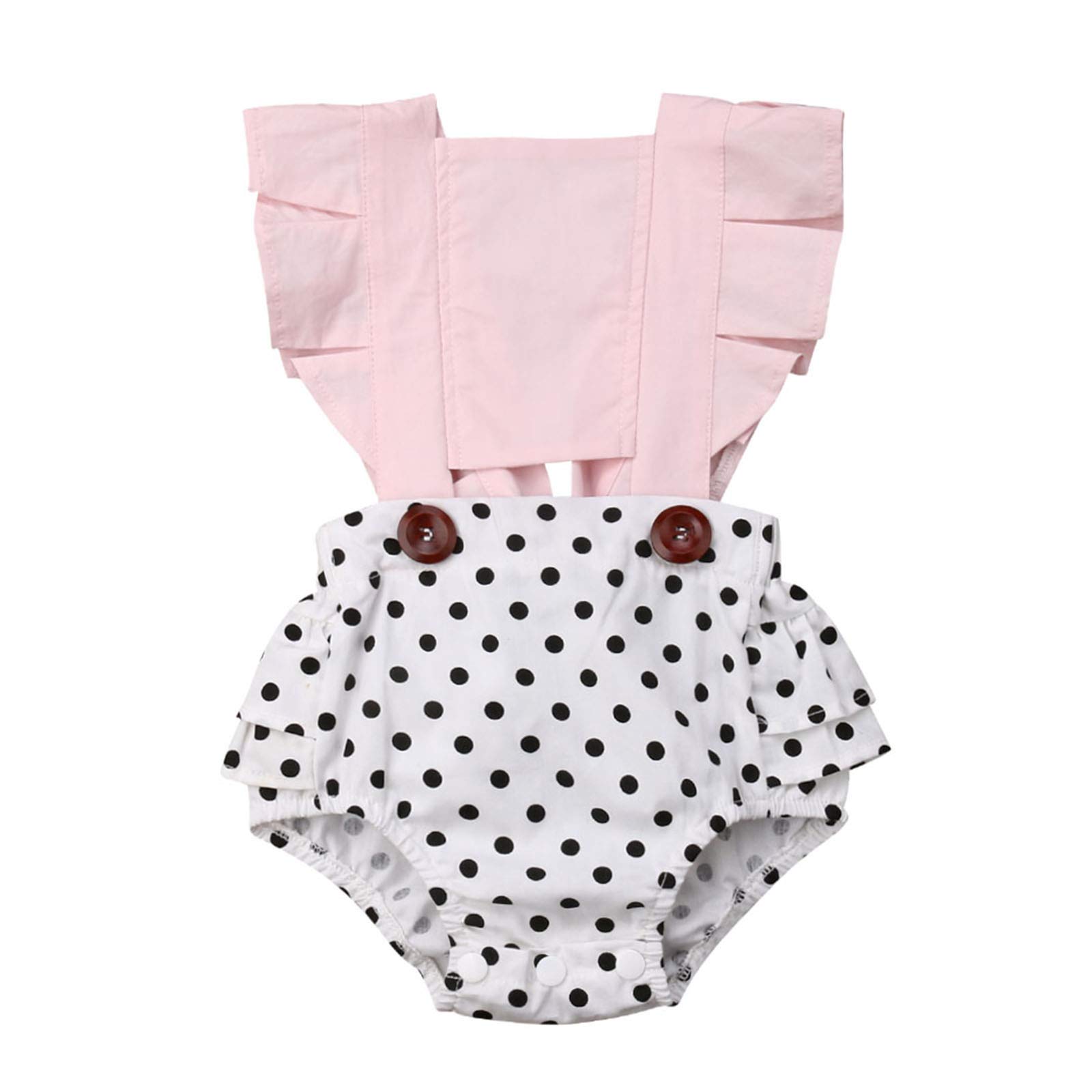 Mubineo Newborn Baby Girl Outfit Set - 2PCS Houndstooth Romper & Headband | Cute Infant Clothes for Photo Shoots, Parties & Special Occasions