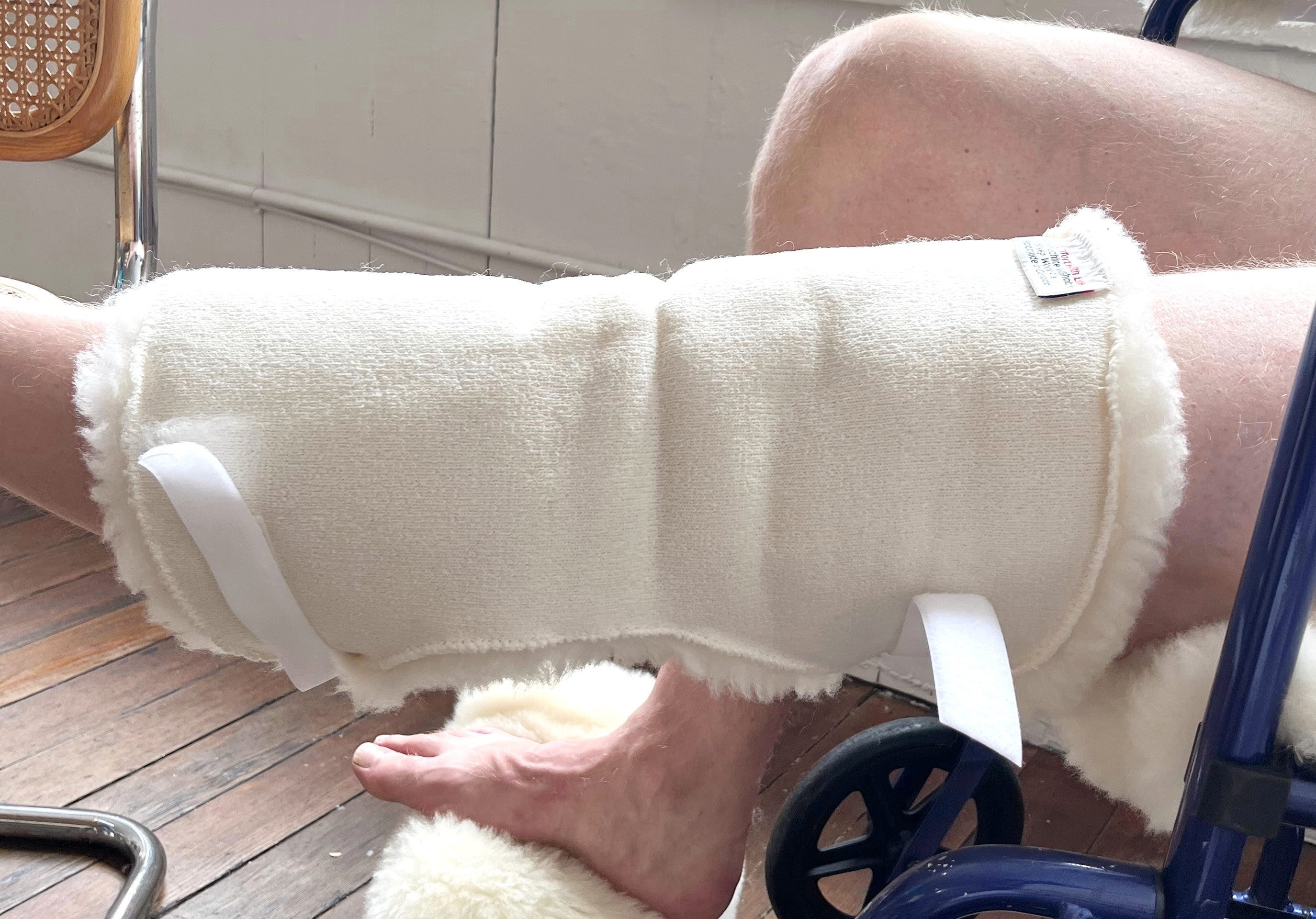 Sheep Wool Knee Protector for Pain Relief & Warmth - Soft & Comfortable Knee Support for Arthritis, Joint Pain, Outdoor Activities & Winter Sports
