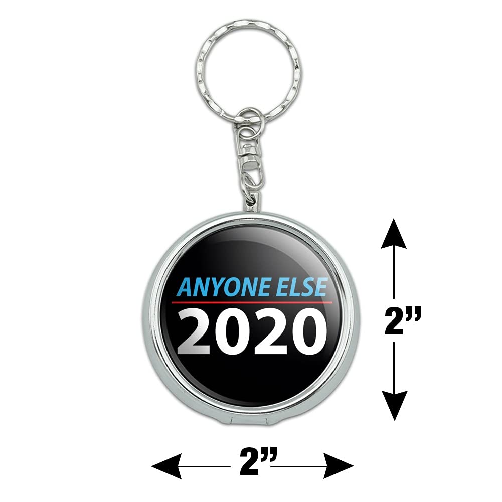 2020 Election Donald Trump Democrat Republican Portable Travel Ashtray Keychain with Cigarette Holder - Perfect for Political Enthusiasts, Travel & Outdoor Smoking Accessories