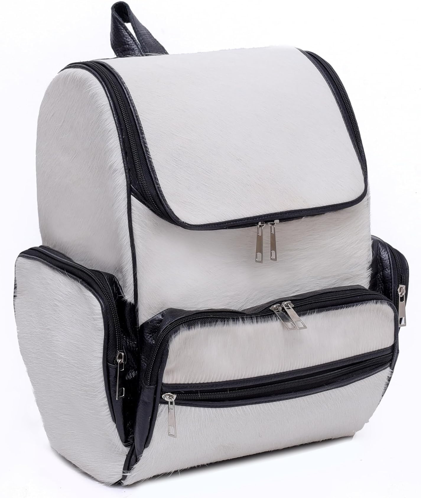 Genuine Cowhide Leather Backpack for Women - 15.6 Inch Laptop Compartment, Travel & Diaper Bag - Western Style Durable Backpack for Work, College & Outdoor Adventures